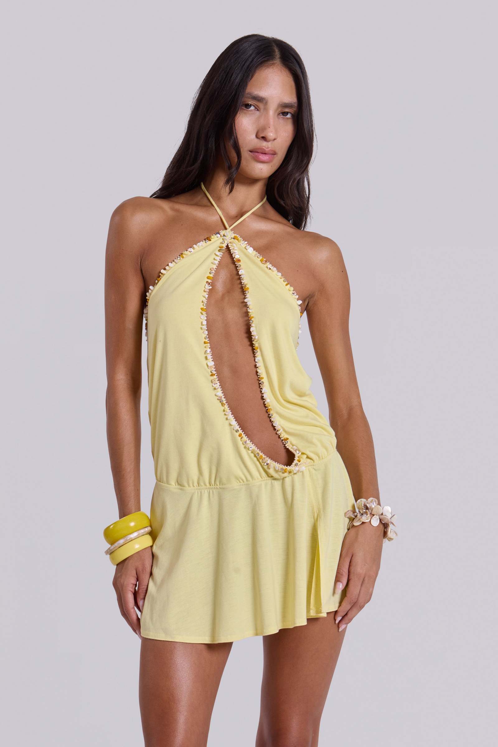 Zuma Embellished Mini Dress