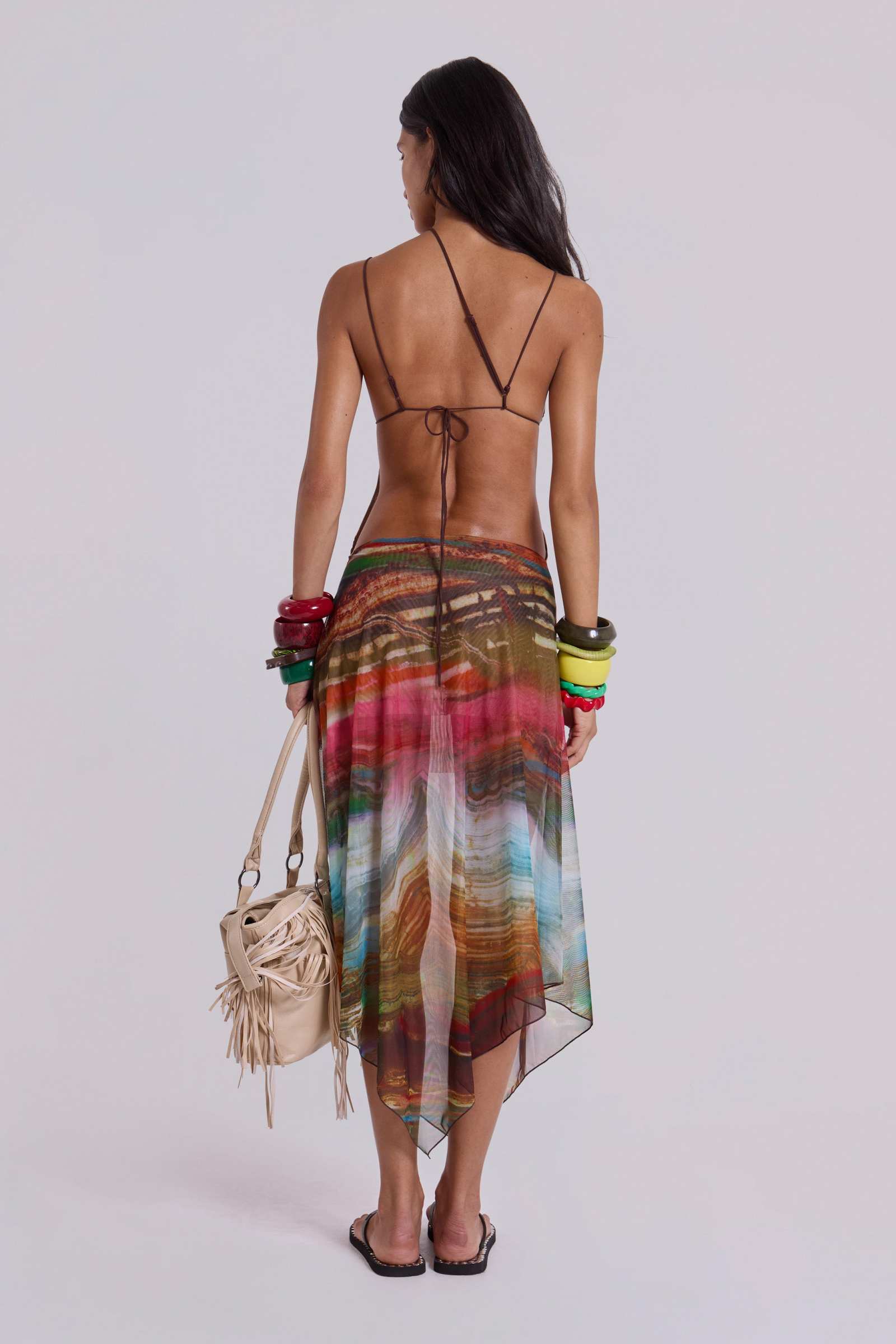 Kaia Midi Dress with Wooden Trims | Jaded London | Clothing Kaia Midi Dress with Wooden Trims | Jaded London | Clothing