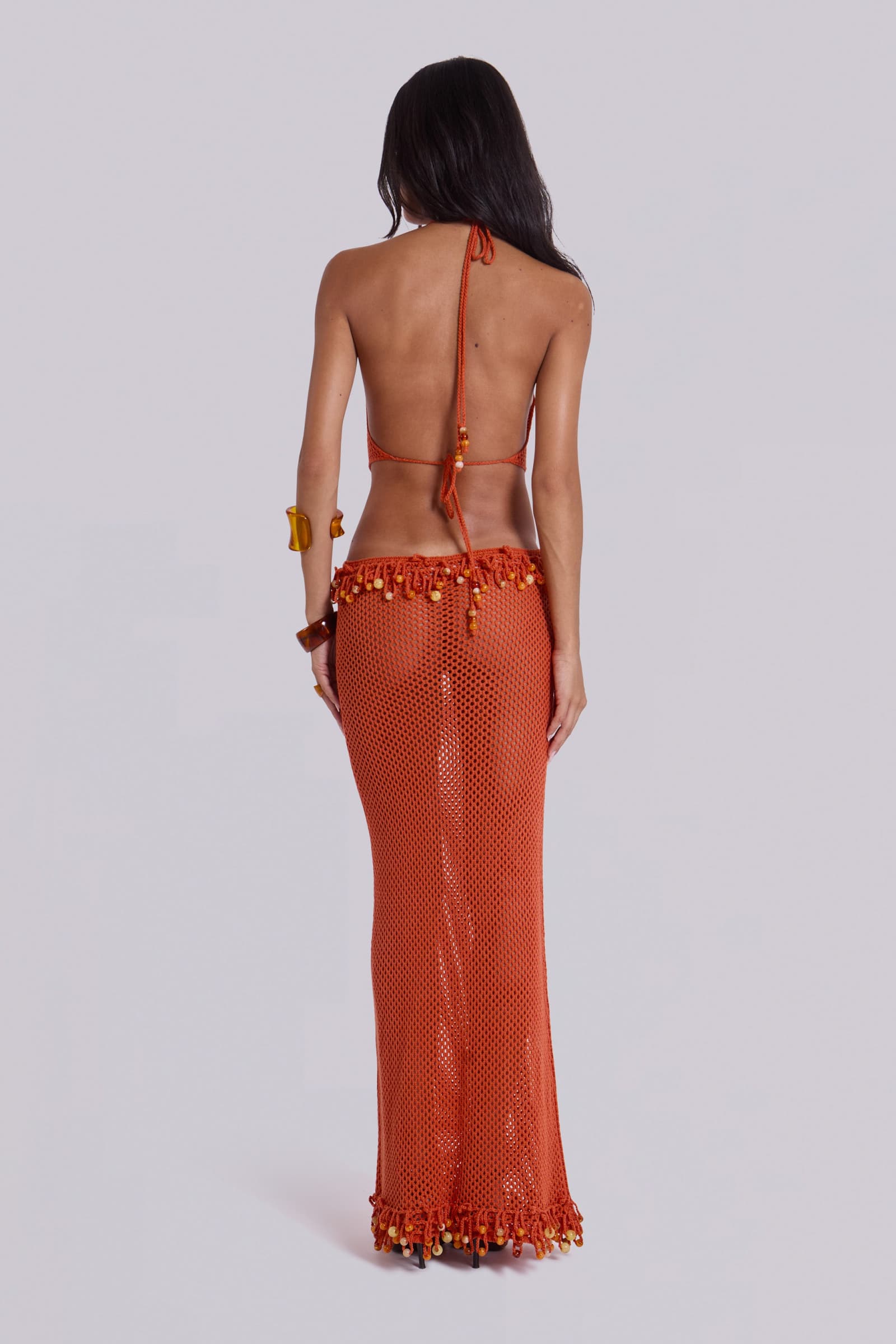 Naida Beaded Crochet Maxi Dress | Jaded London | Clothing Naida Beaded Crochet Maxi Dress | Jaded London | Clothing