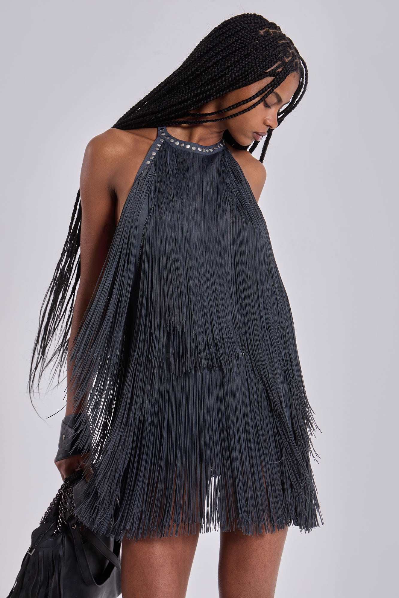 Vadra Backless Fringe Mini Dress | Jaded London | Clothing Vadra Backless Fringe Mini Dress | Jaded London | Clothing