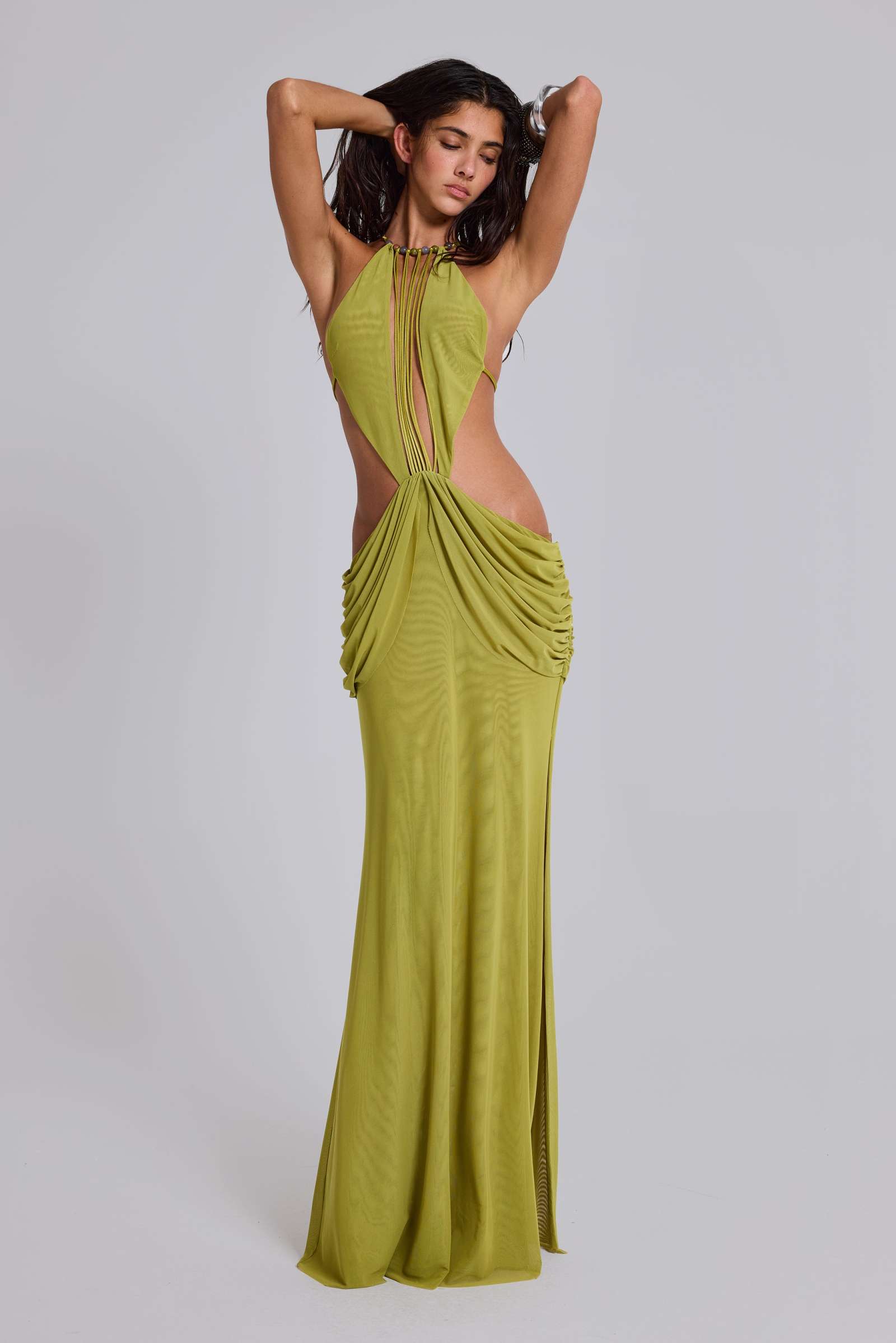 Darlyn Draped Backless Maxi Dress | Jaded London | Clothing Darlyn Draped Backless Maxi Dress | Jaded London | Clothing