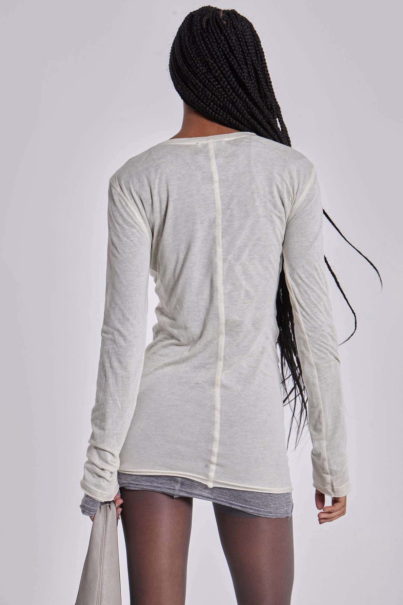 Oatmeal Mist Mini Dress