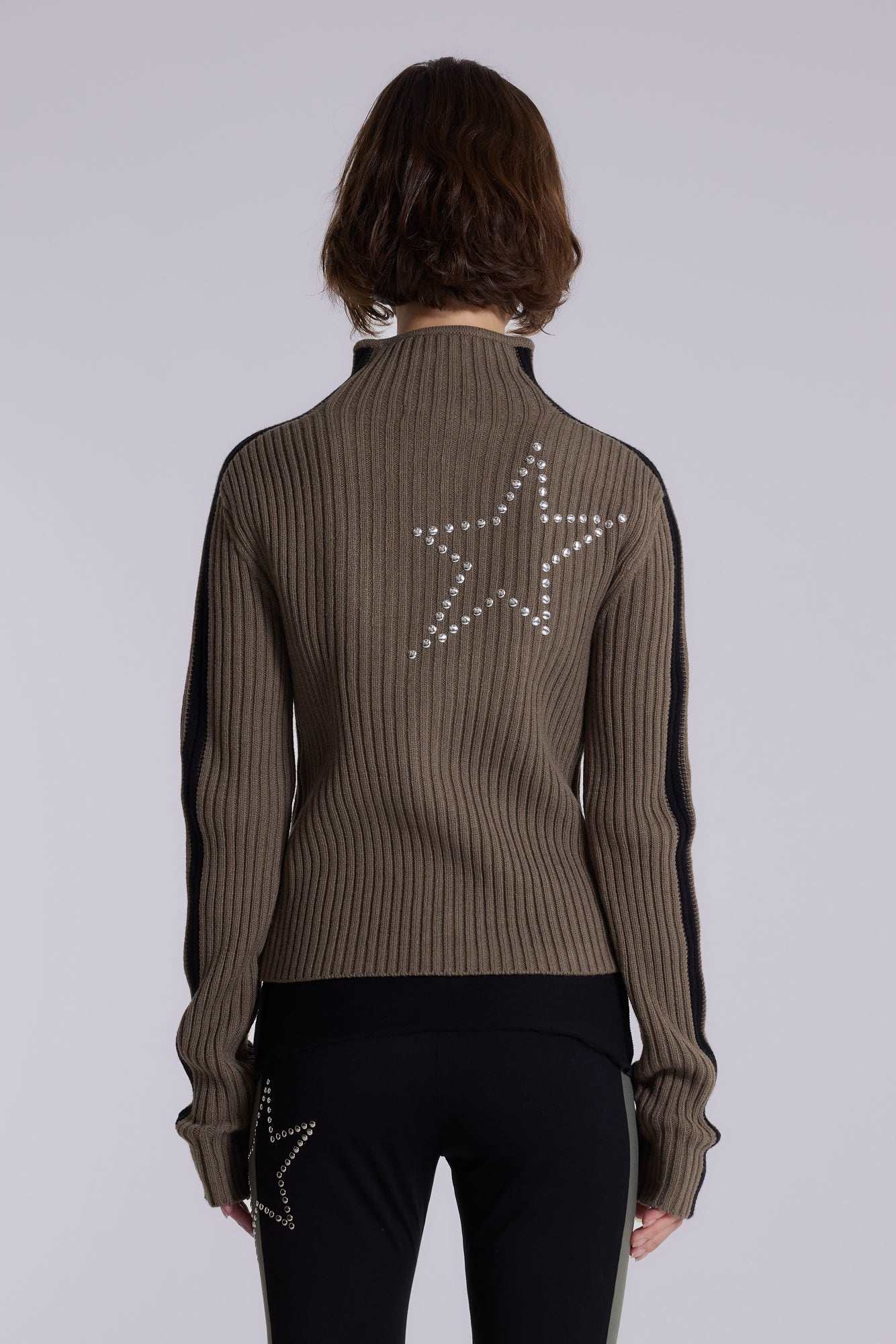 Sprint Zip Through Rib Knit