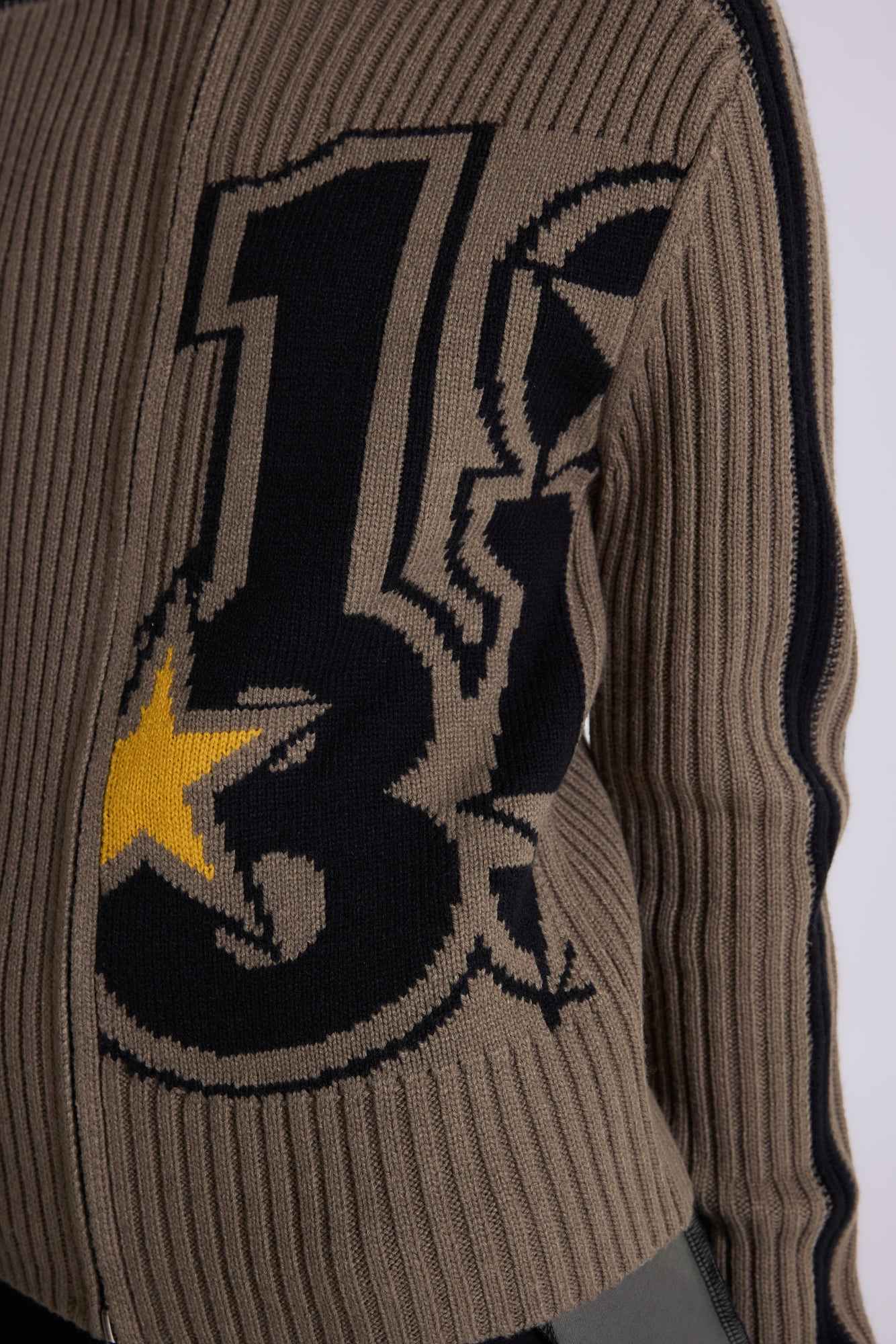 Sprint Zip Through Rib Knit