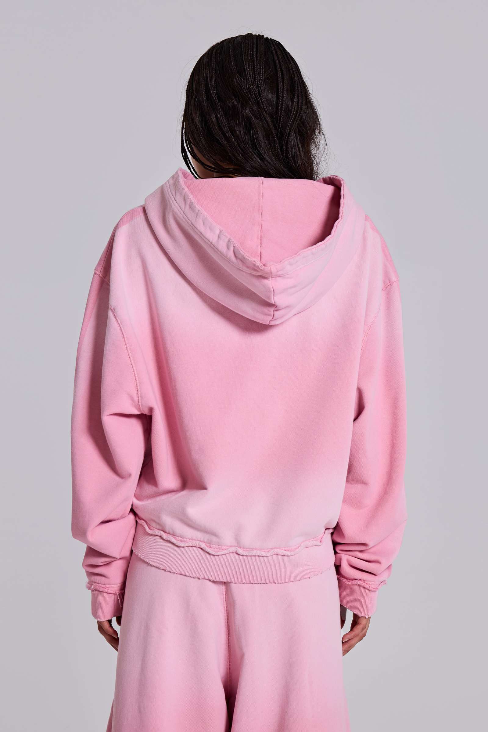 Pink Sporty Baggy Monster Hoodie