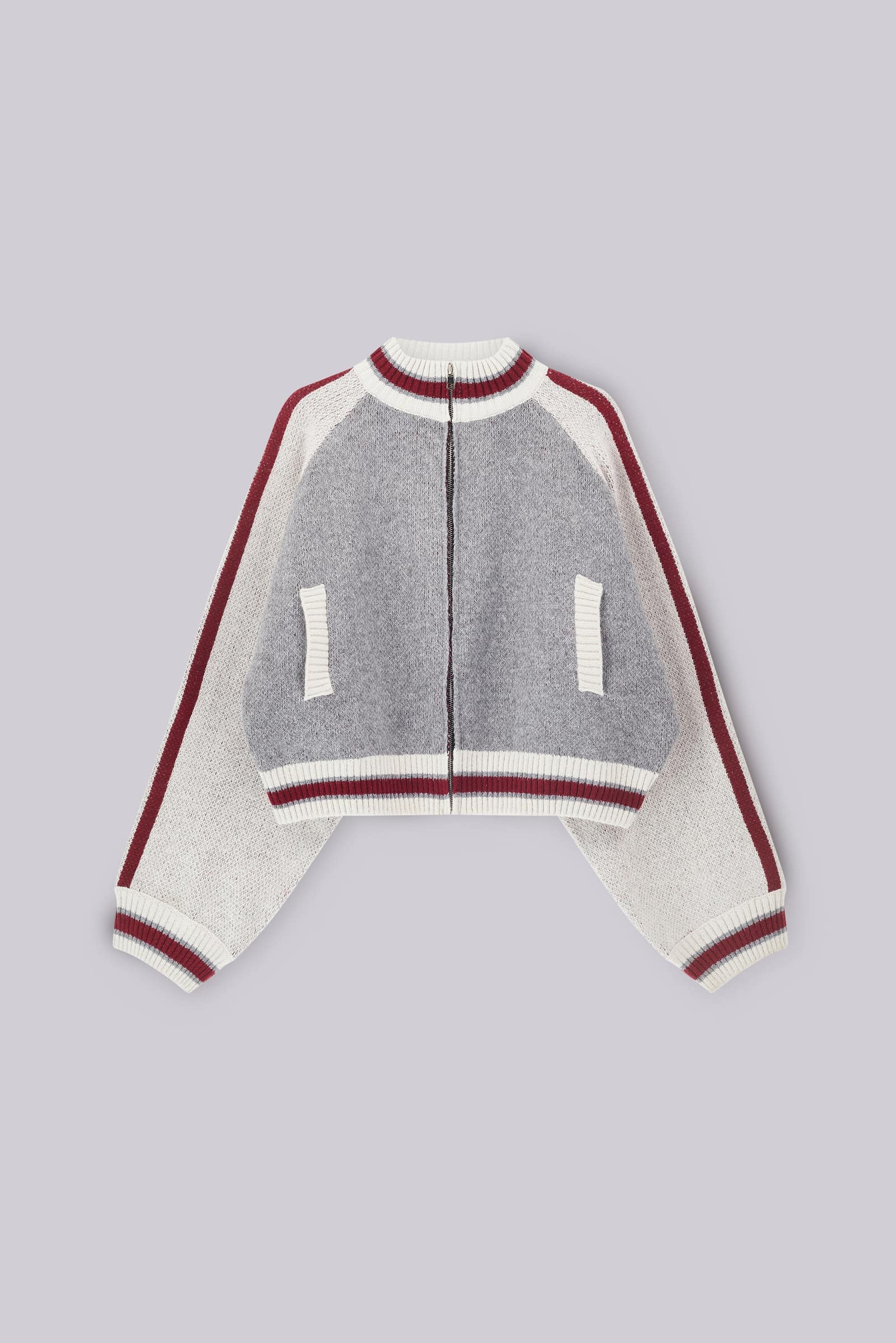 Team 85 Knitted Bomber Jacket
