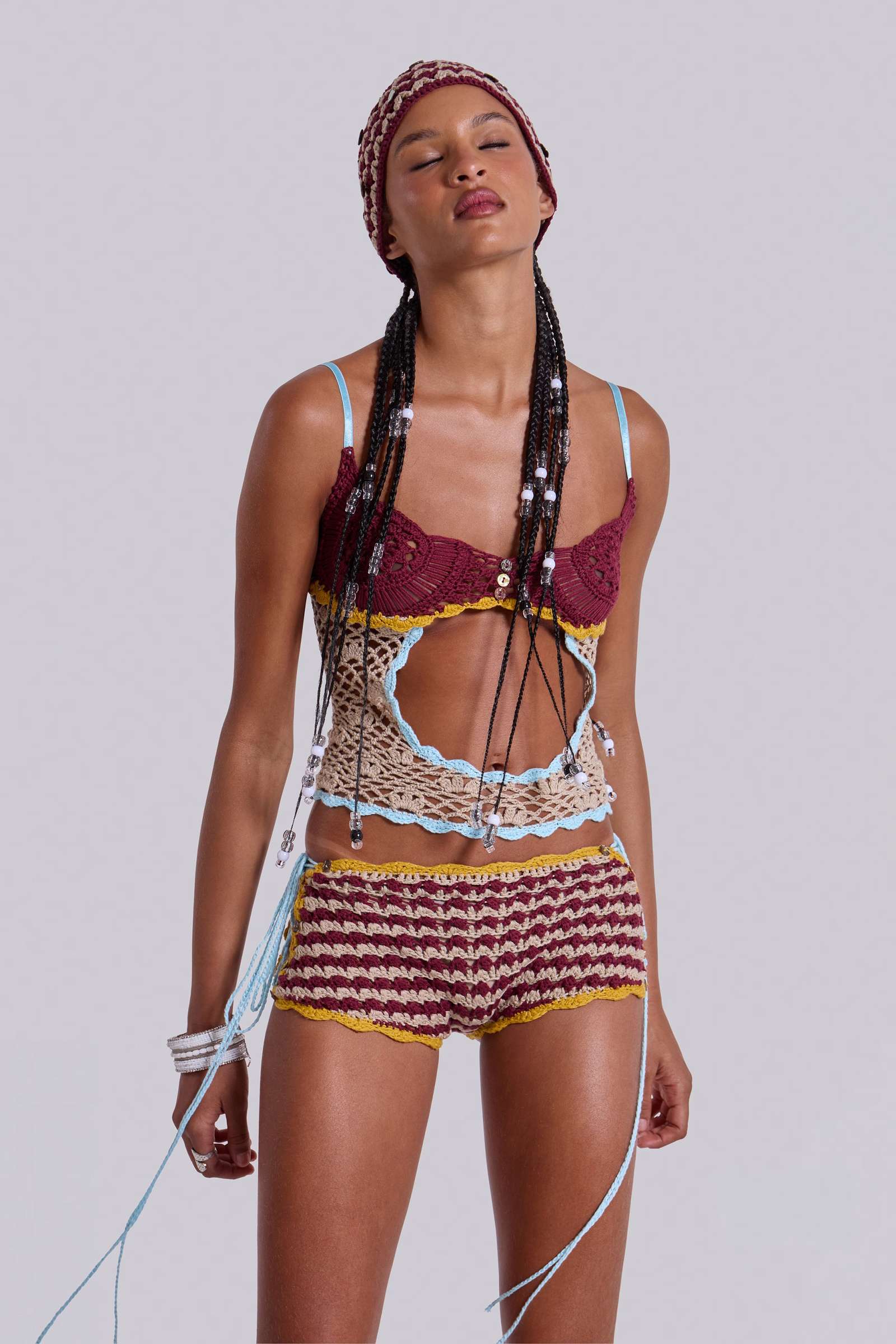 Kalani Crochet Mini Shorts