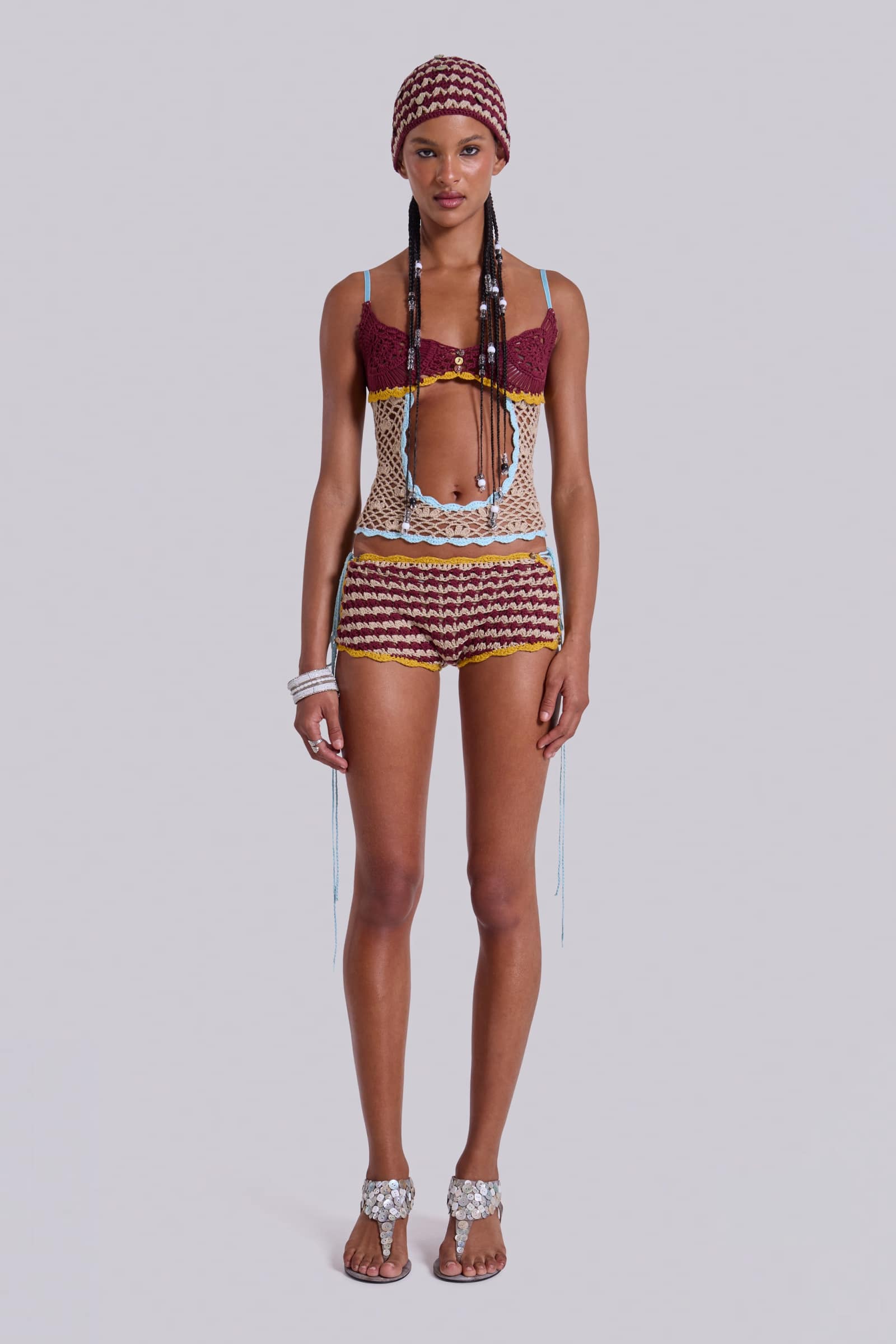 Kalani Cut Out Crochet Top