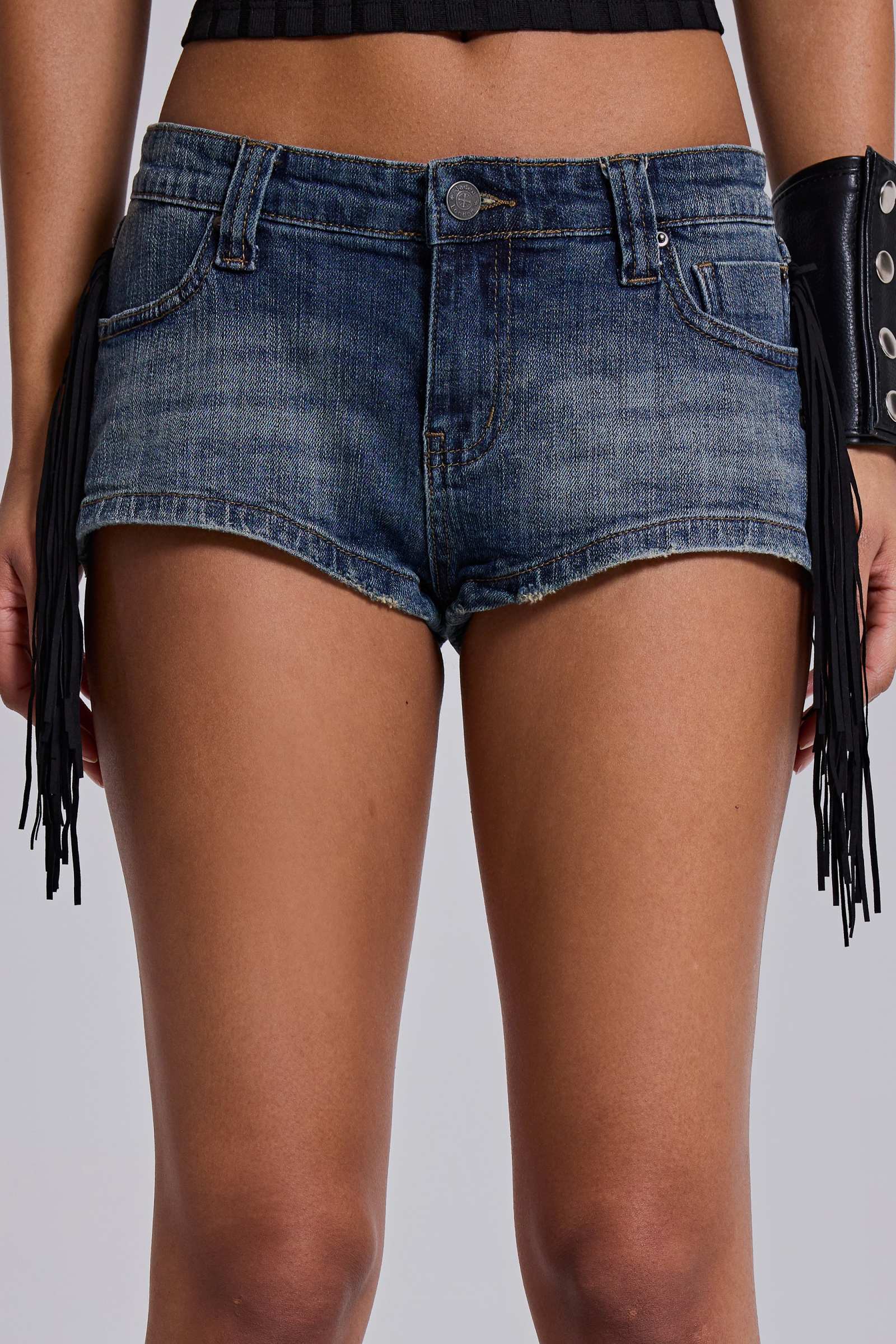 El Topo Fringe Denim Hotpants
