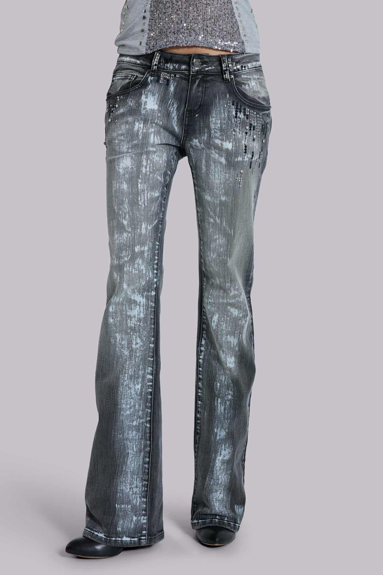 Sequin Bootcut Cooper Jeans