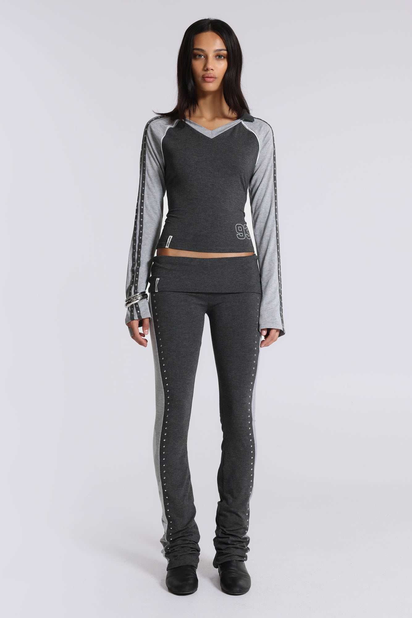Rynna Sporty Foldover Bootcut Trousers