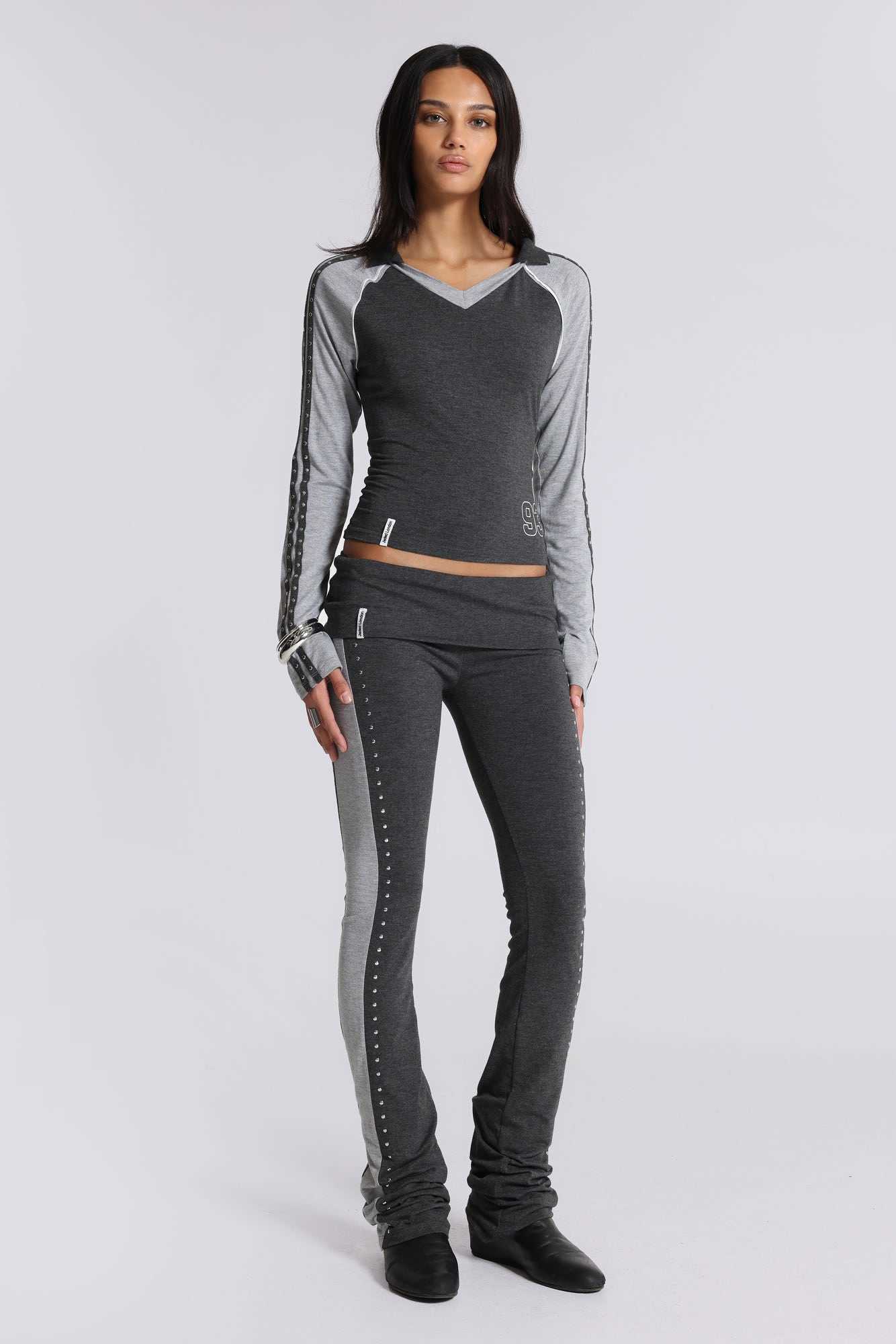 Rynna Sporty Foldover Bootcut Trousers