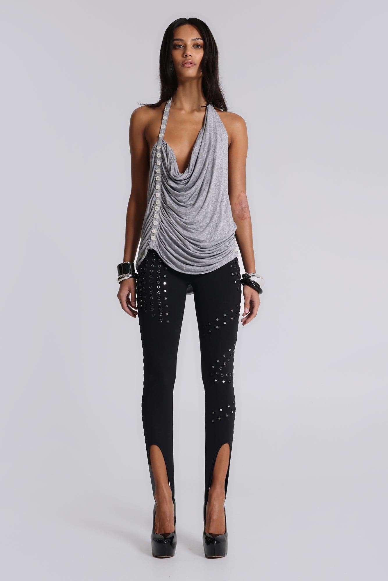 Equora Embellished Stirrup Leggings