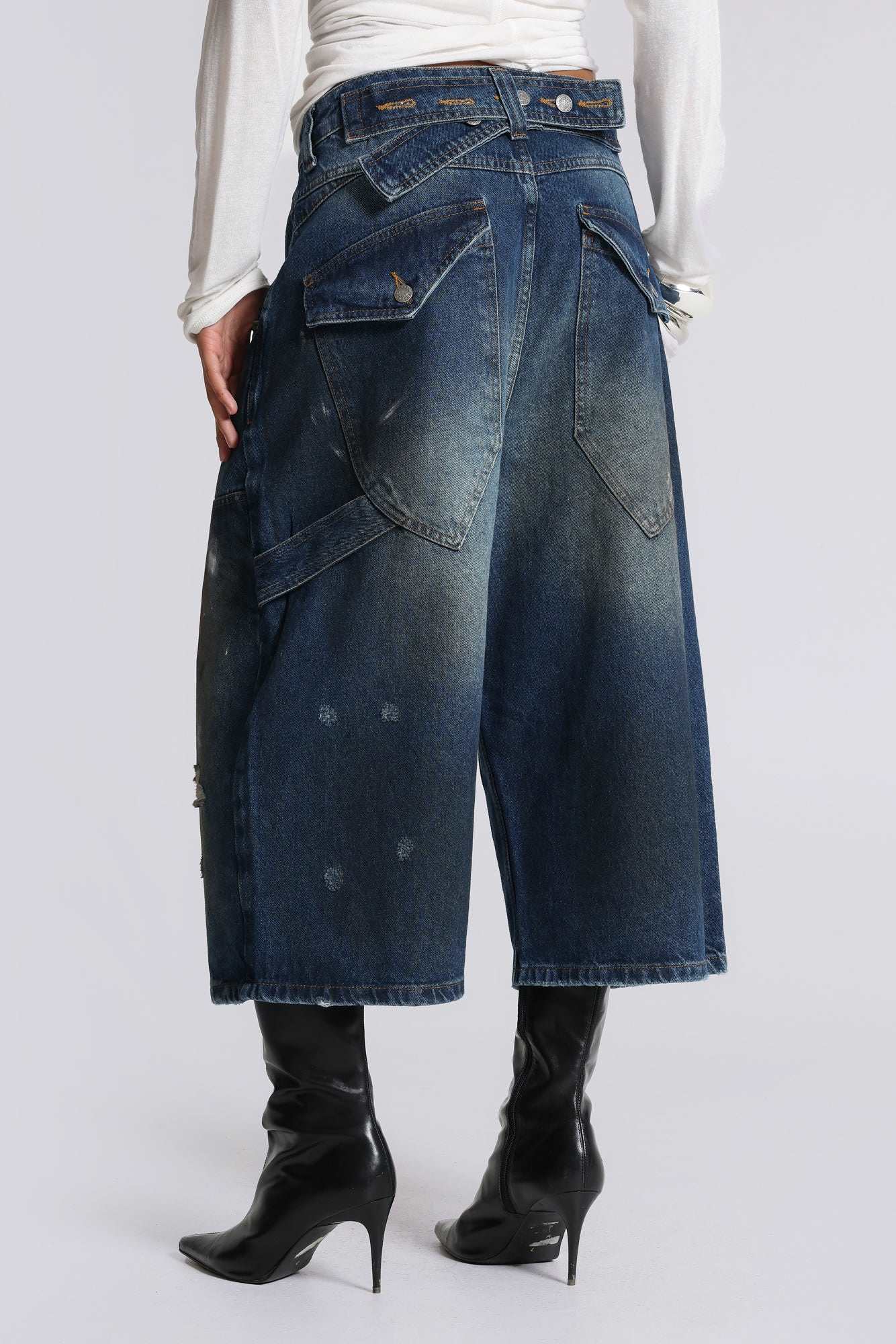 Splatter Crop XL Carpenter Jeans
