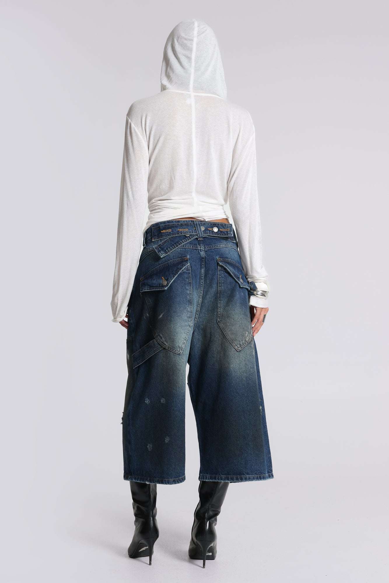 Splatter Crop XL Carpenter Jeans