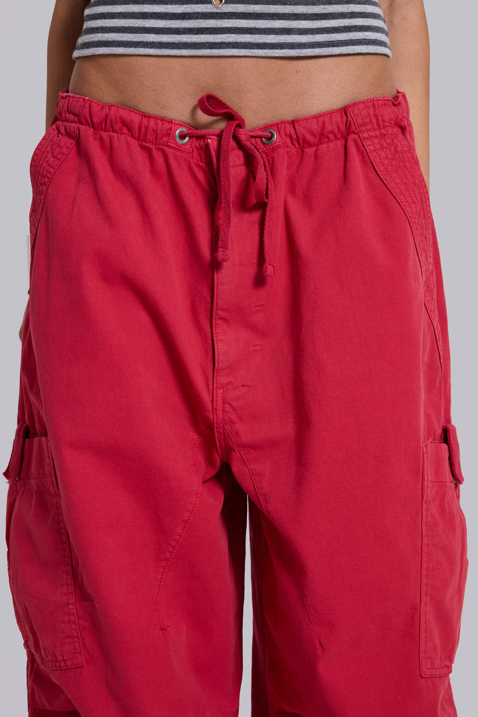 Red Parachute Cargo Pants