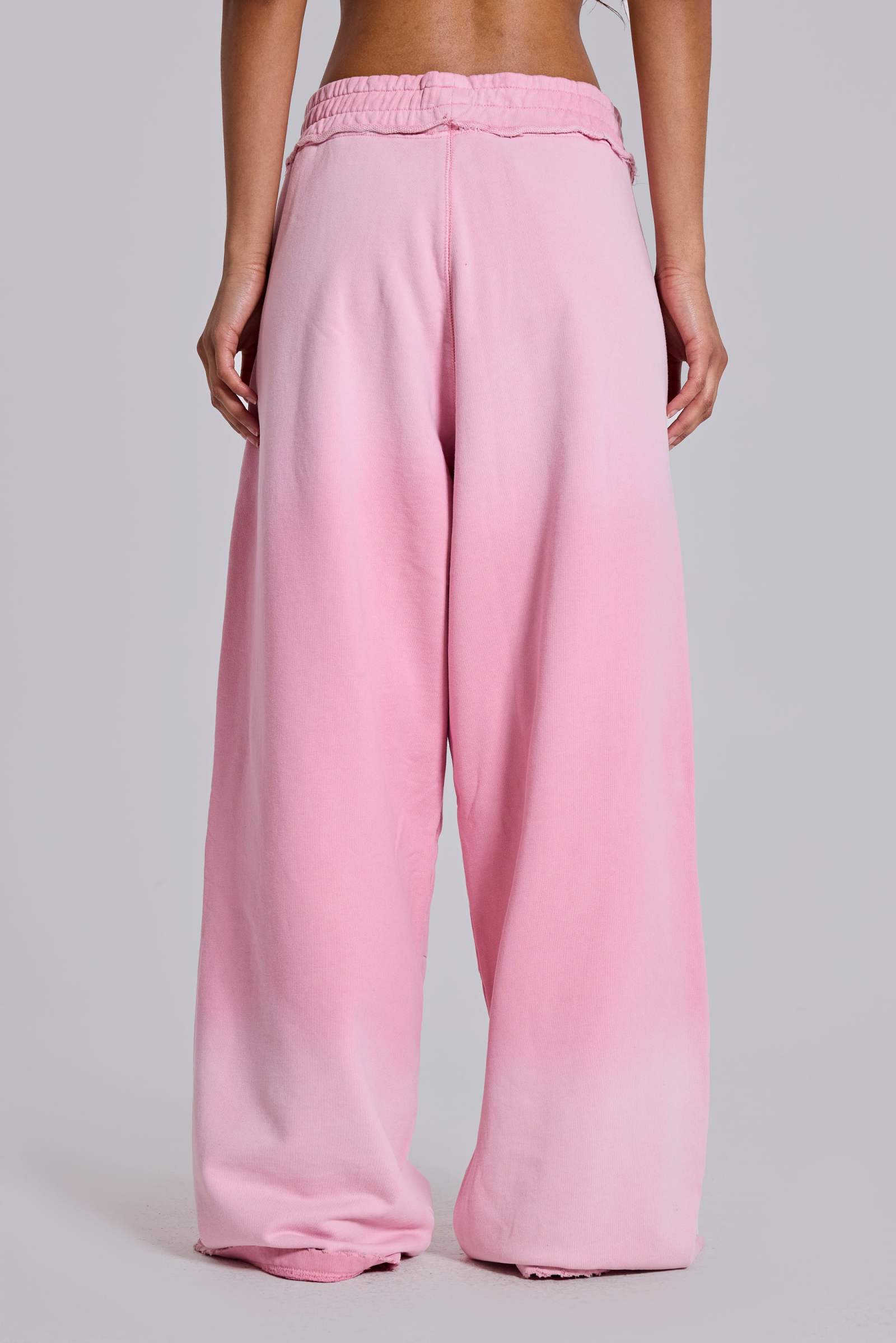 Pink Sporty Baggy Monster Joggers