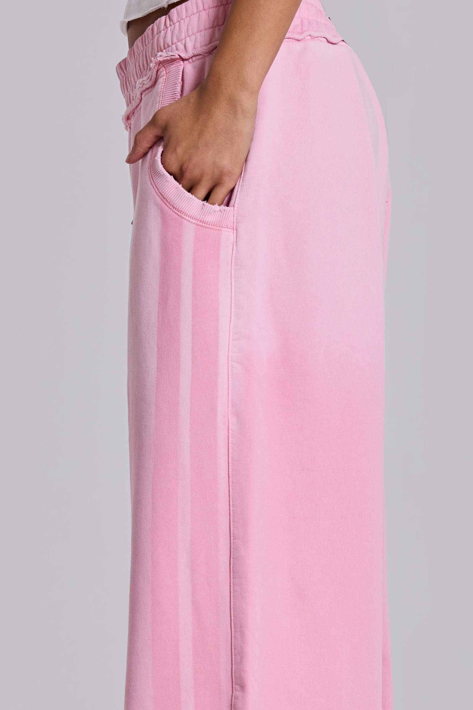 Pink Sporty Baggy Monster Joggers