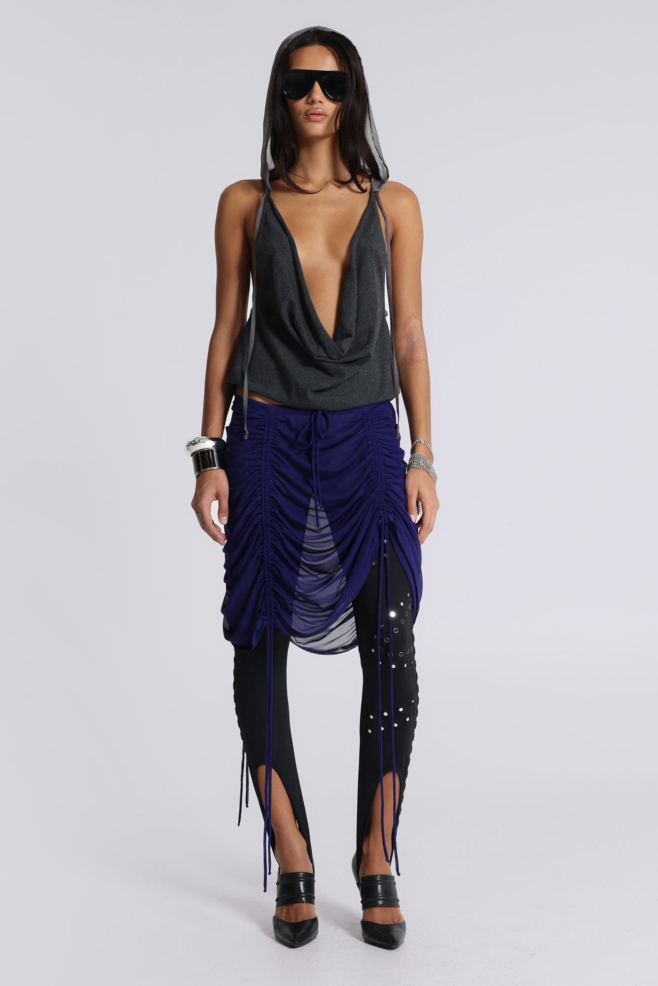 Equora Embellished Stirrup Leggings