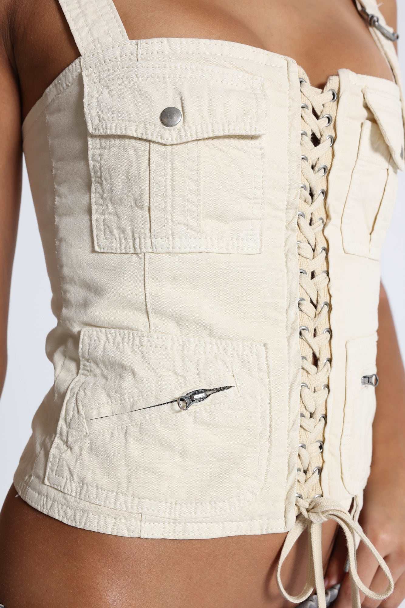 Ecru Cargo Corset