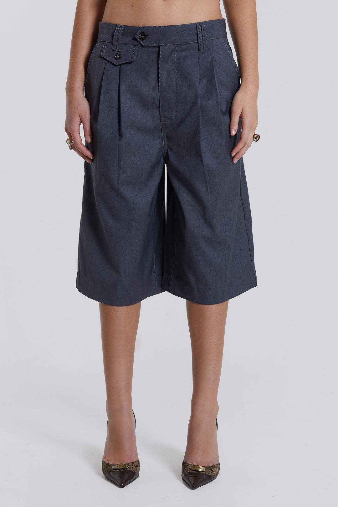 Coltraine Tailored Wide Leg Shorts