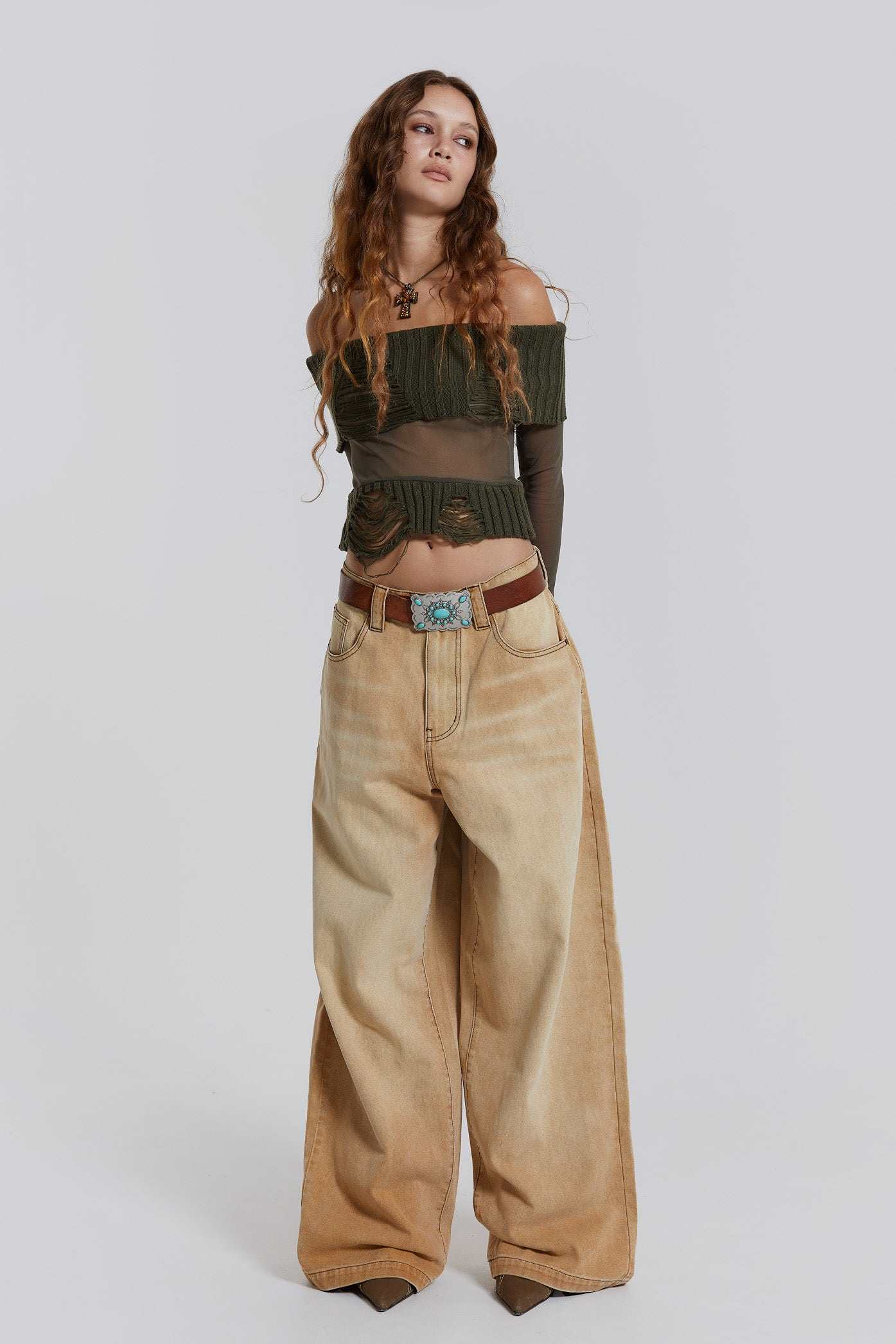 Nova Off The Shoulder Mesh Top