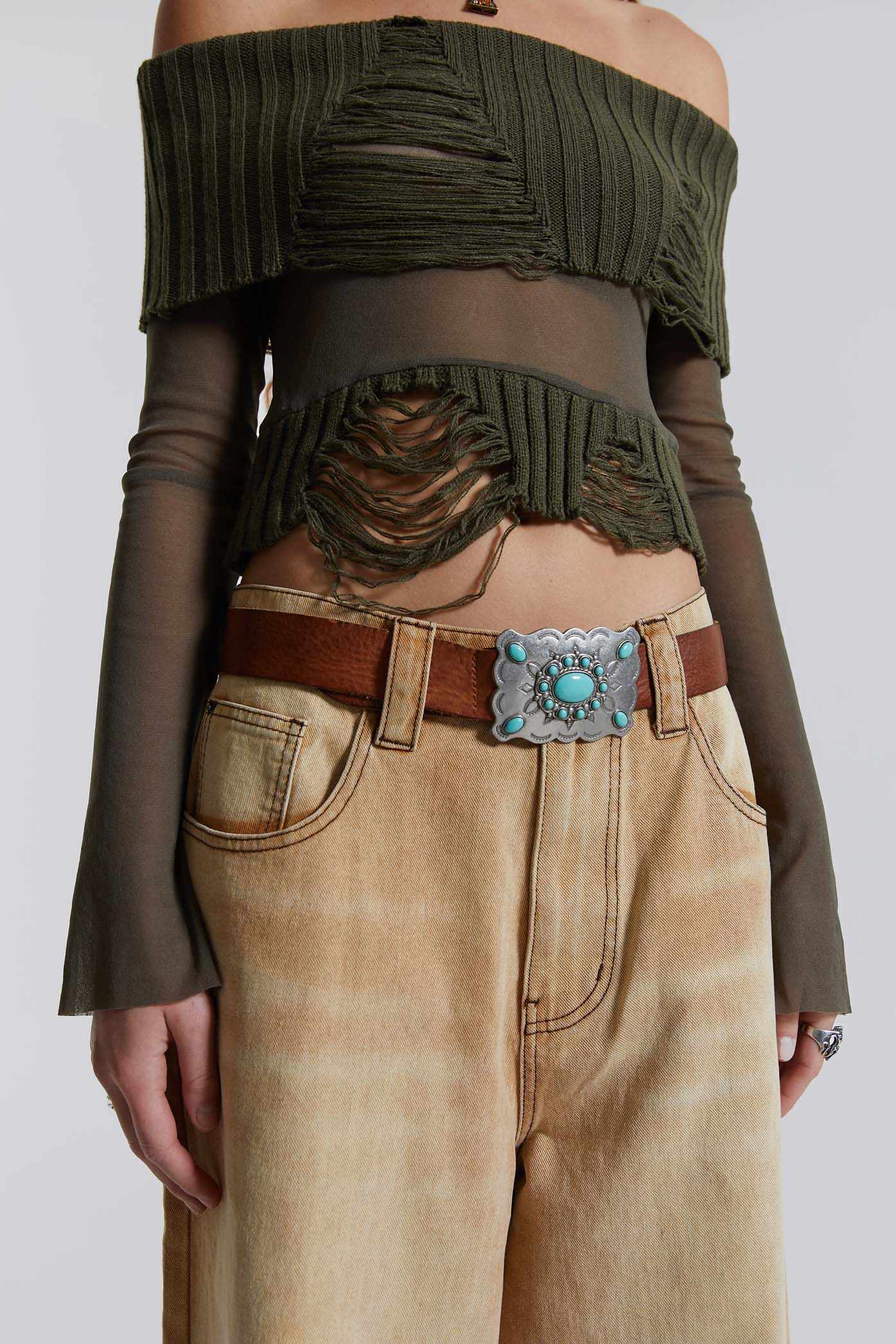 Nova Off The Shoulder Mesh Top