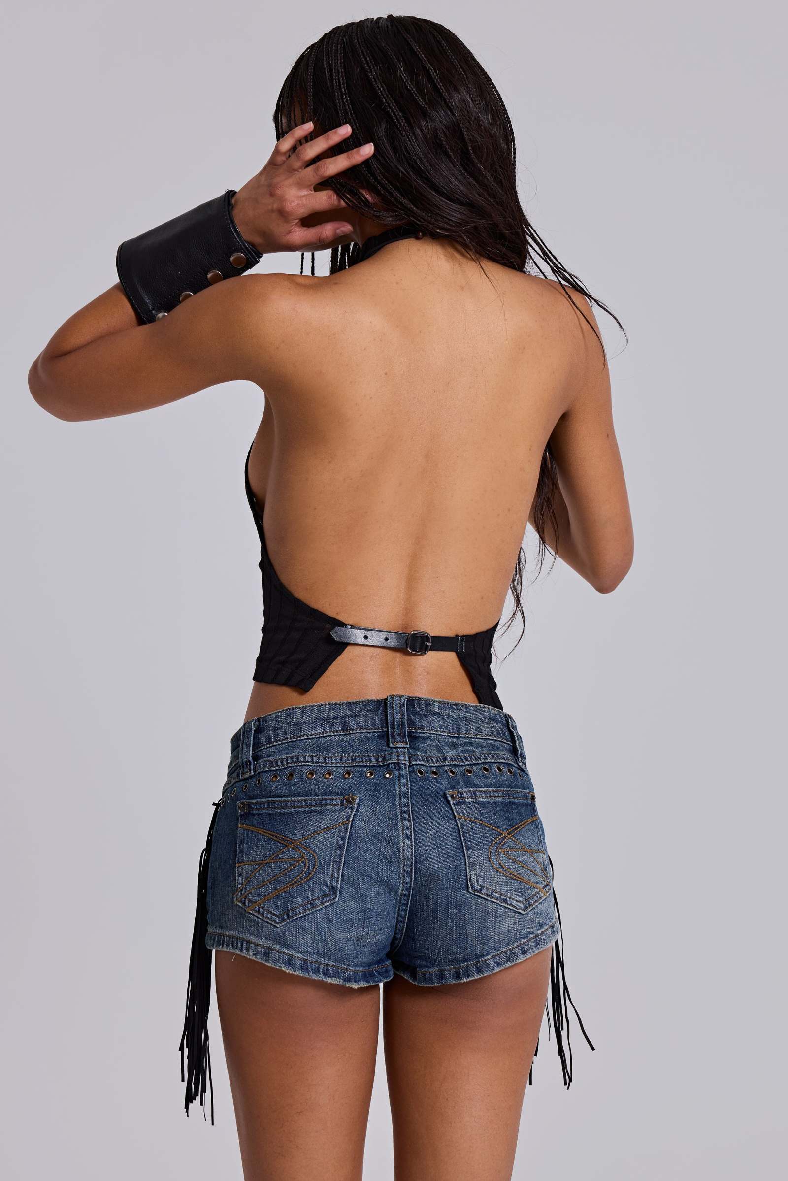 El Topo Fringe Denim Hotpants