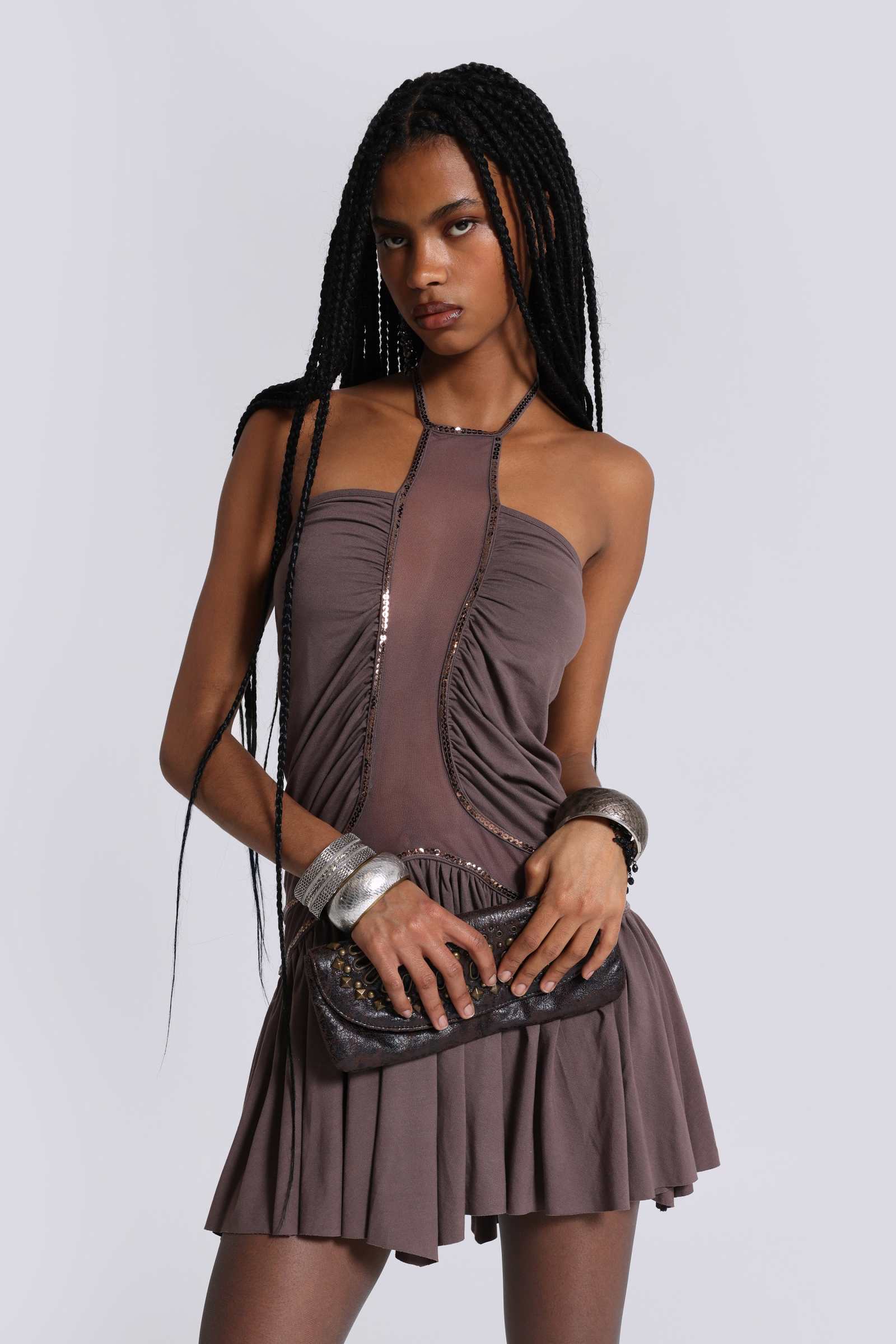 Calisse Backless Mini Dress