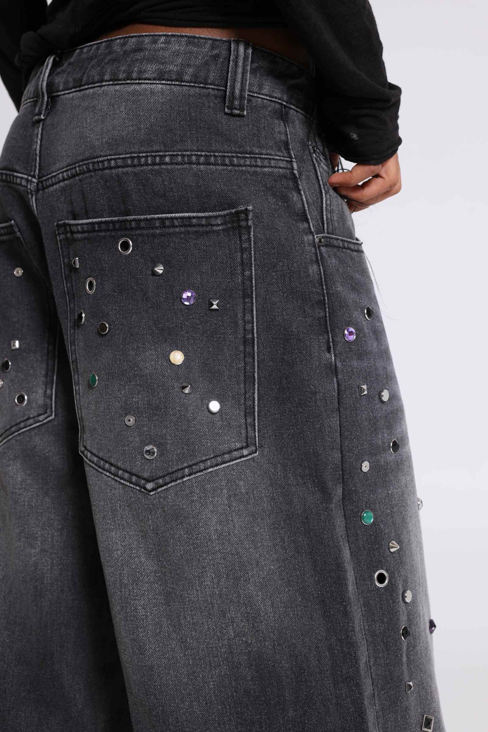 Trixa Jewel Studded Colossus Jeans