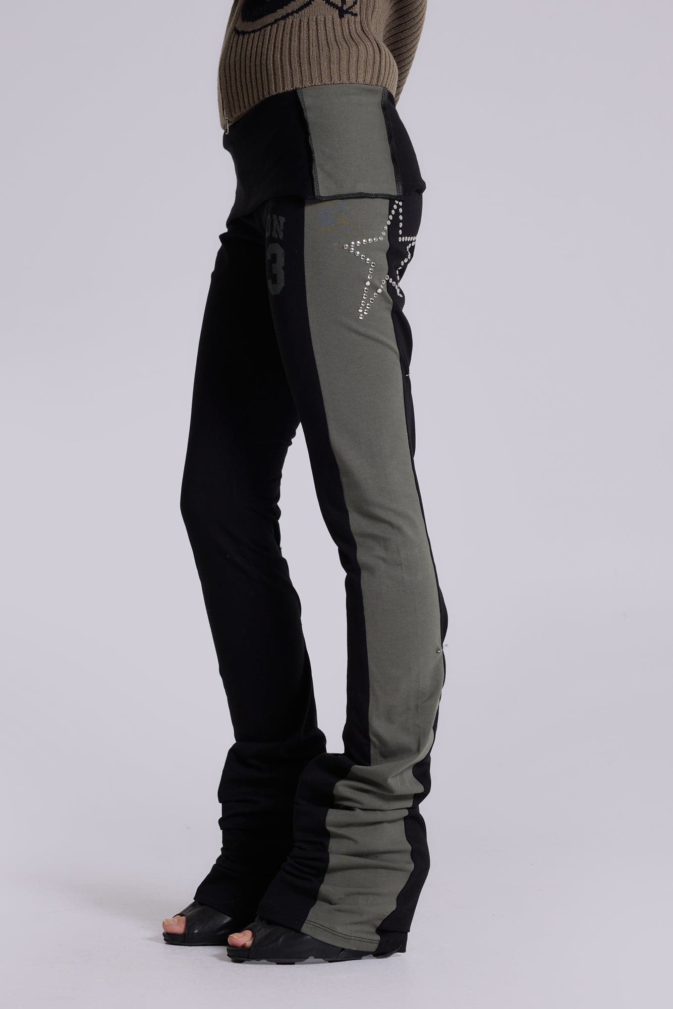 Sprint Foldover Bootcut Trousers