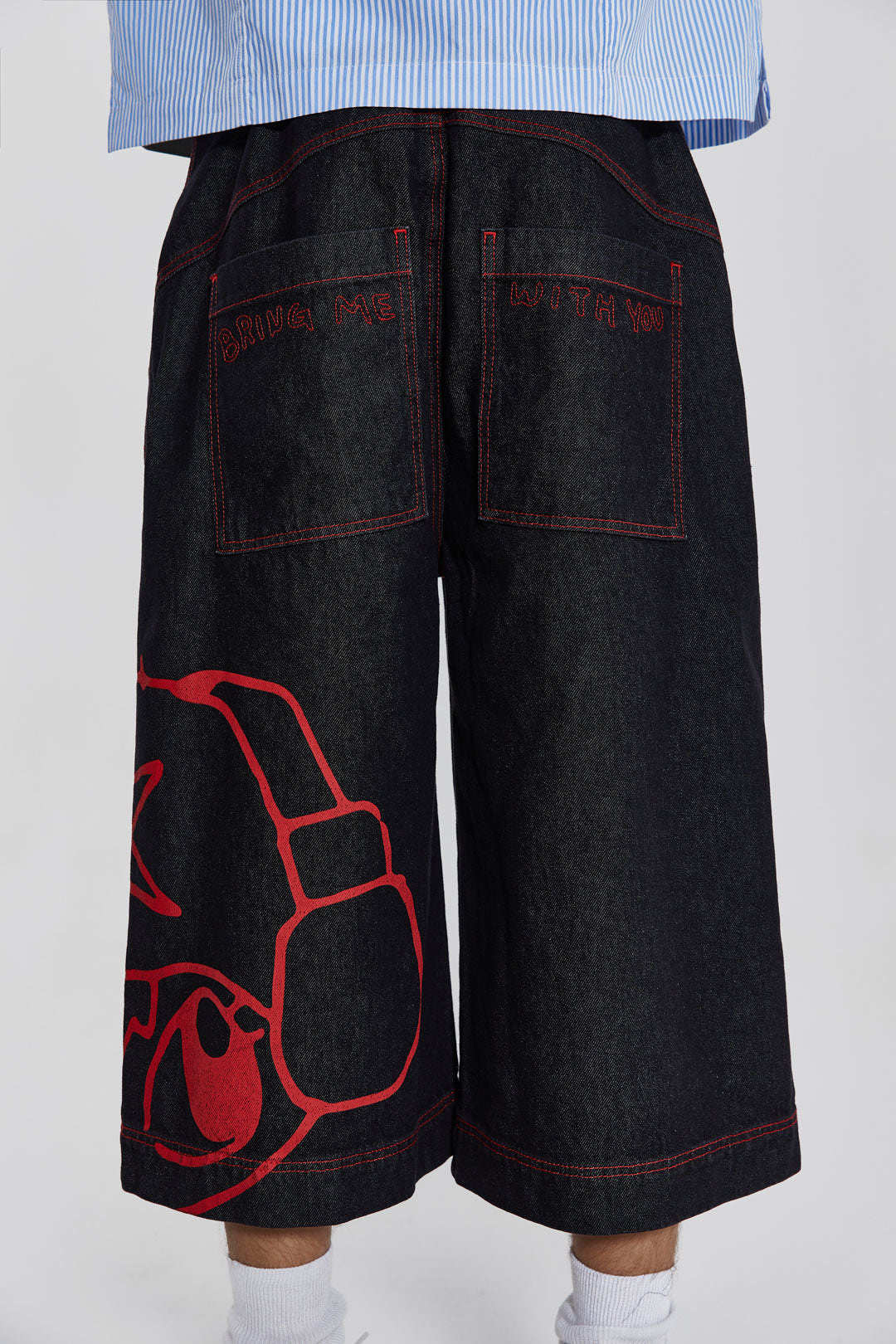 Volume Up Oversized Jorts