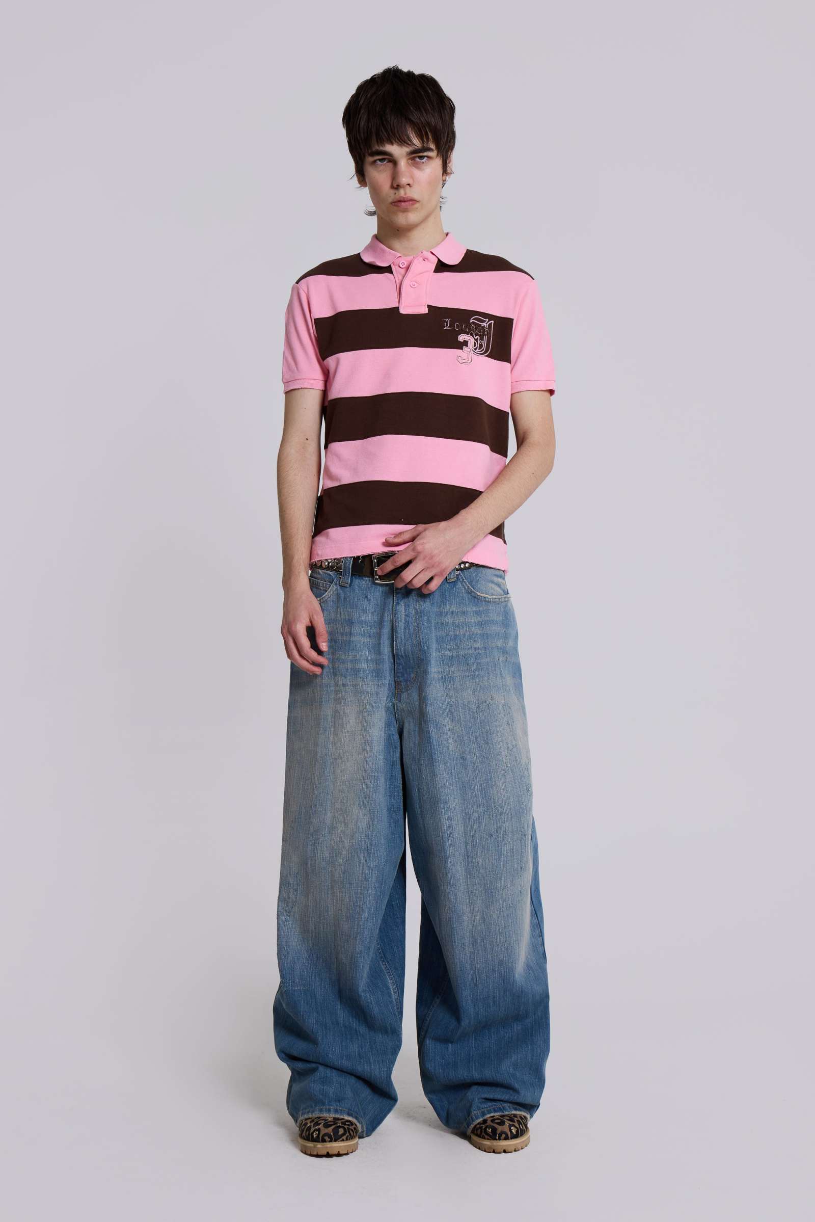 Pink Frat Polo Shirt