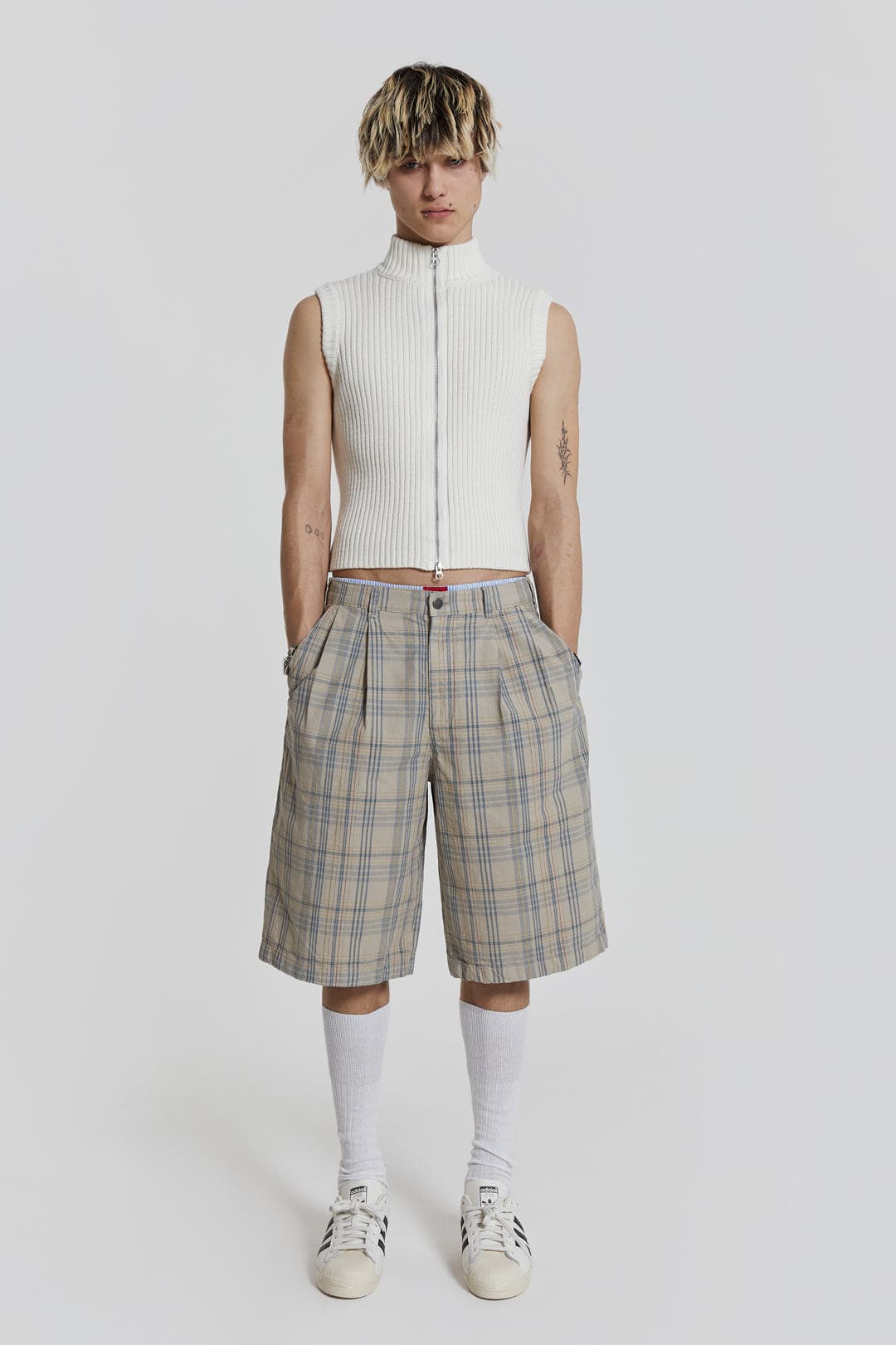 Stone Check Fairway Shorts