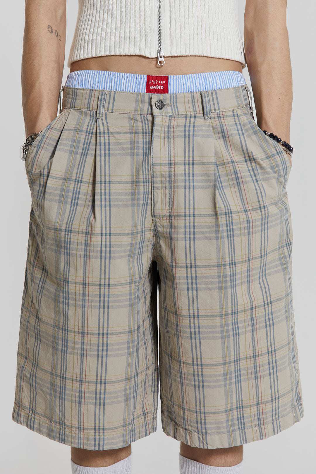 Stone Check Fairway Shorts