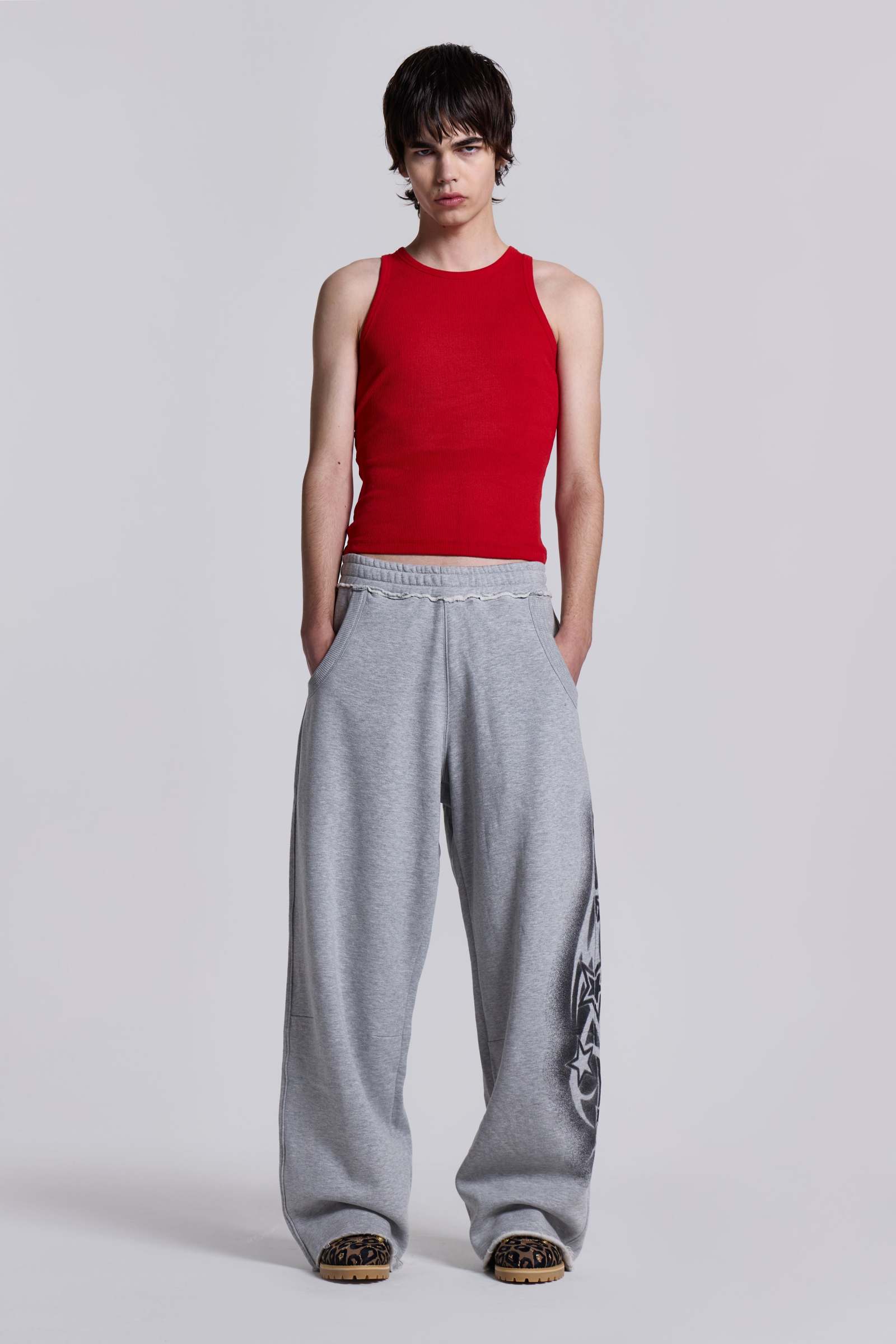 NTRLS Red Ribbed Vest