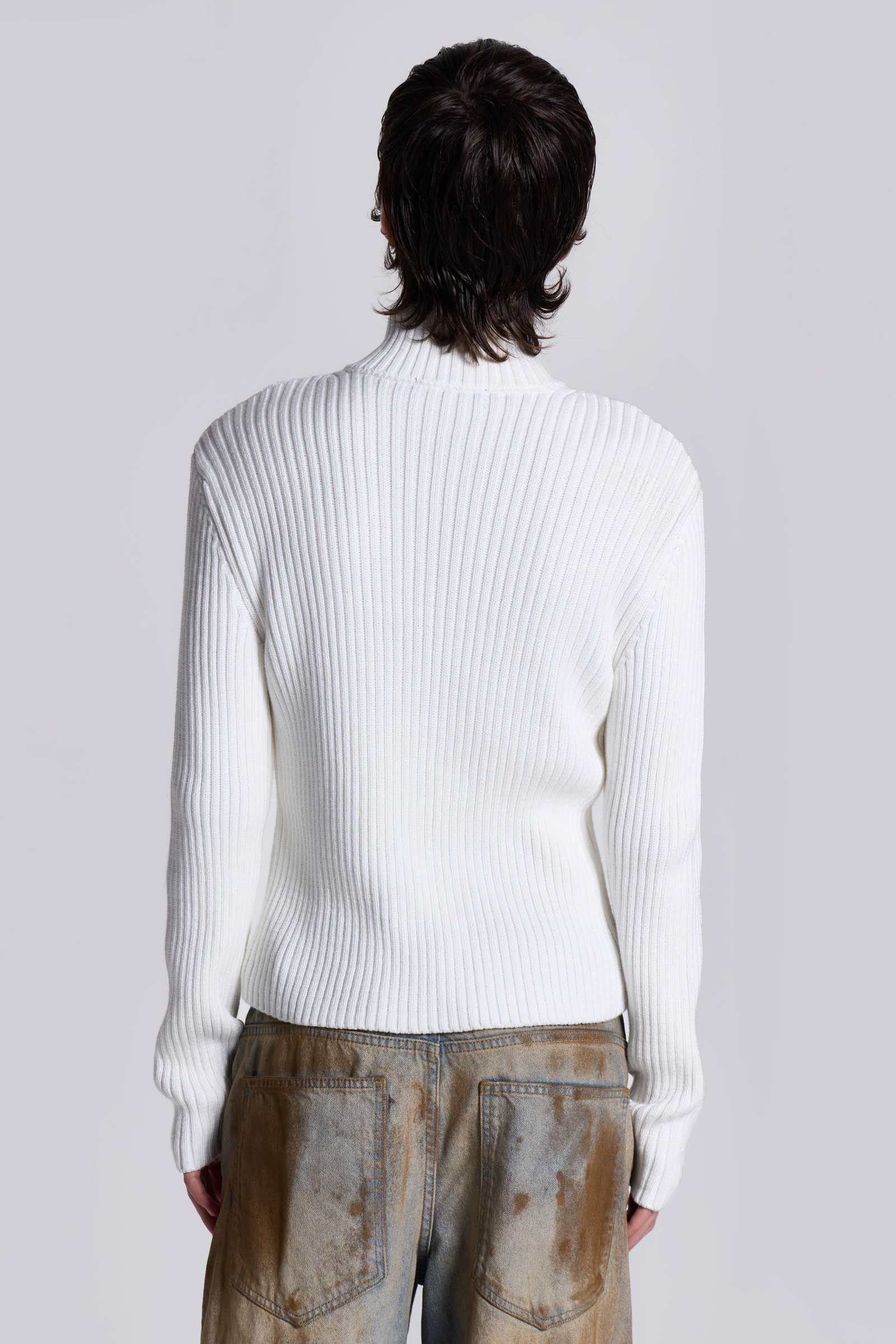 Jaded London Blue Lucid Knit Track Top | Urban Outfitters UK