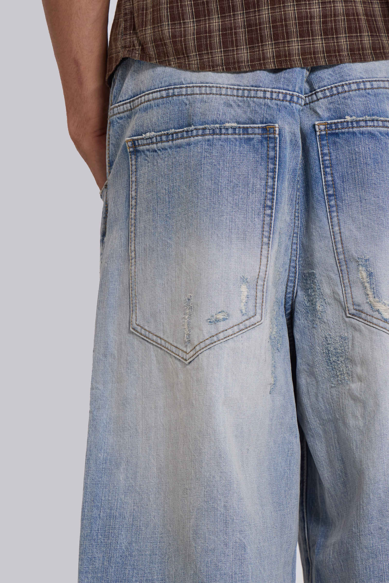 Bleach Repaired Low Rise Colossus | Jaded London | Clothing