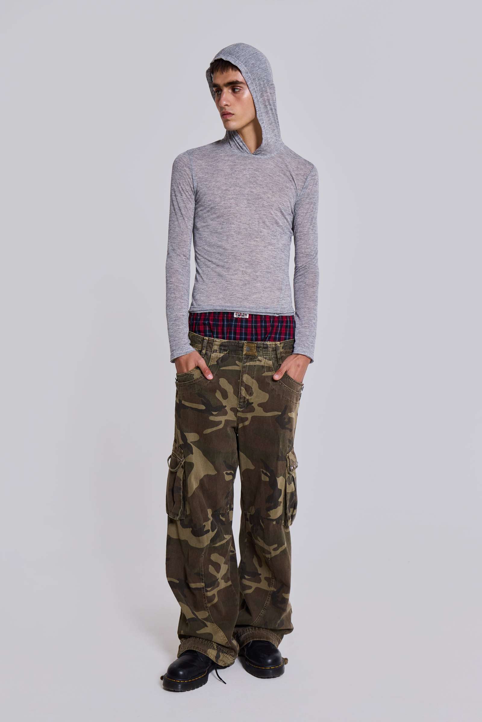 Grey Marl Mist Hoodie