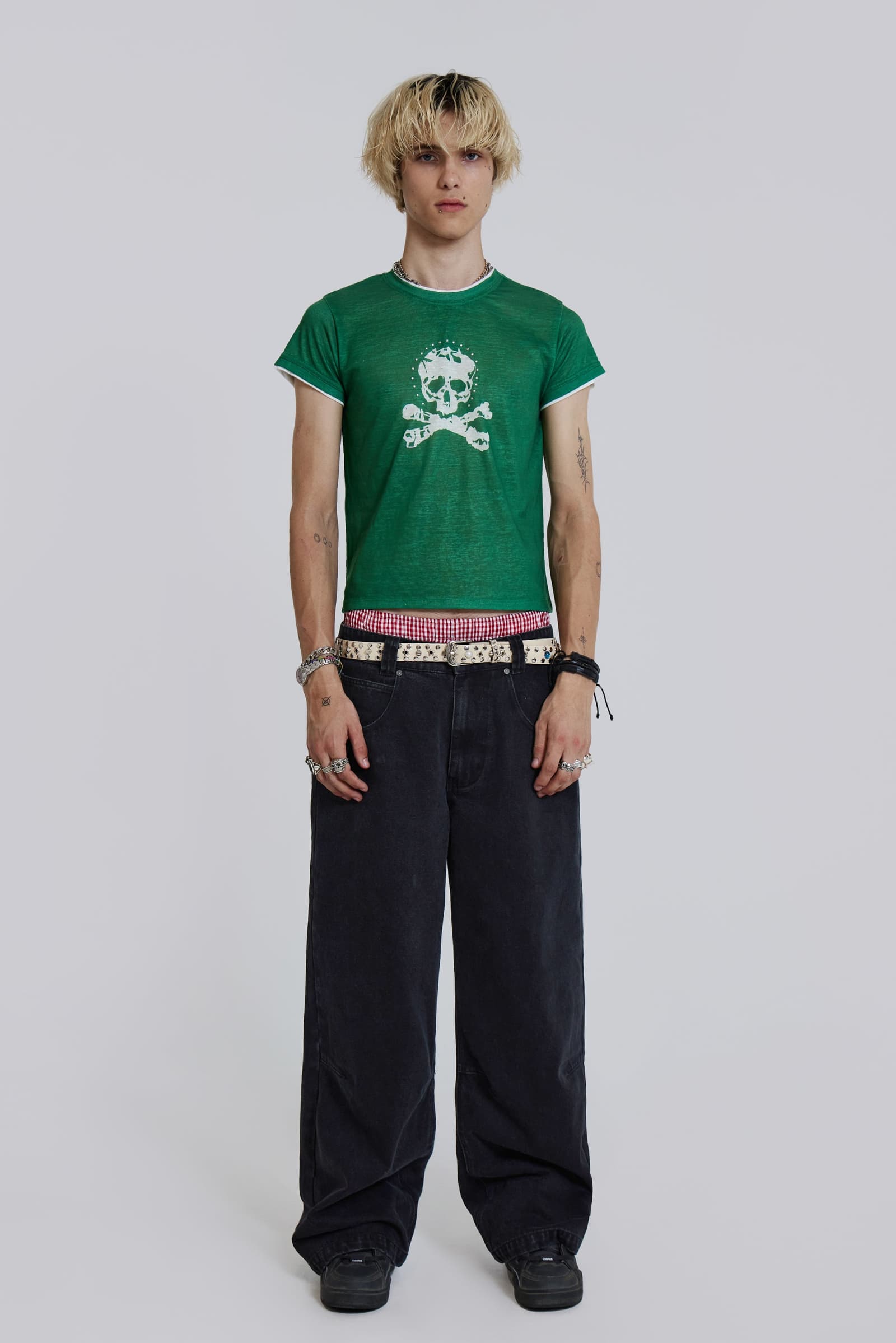 Jaded London Light Wash Low Rise Colossus Fit Oversized