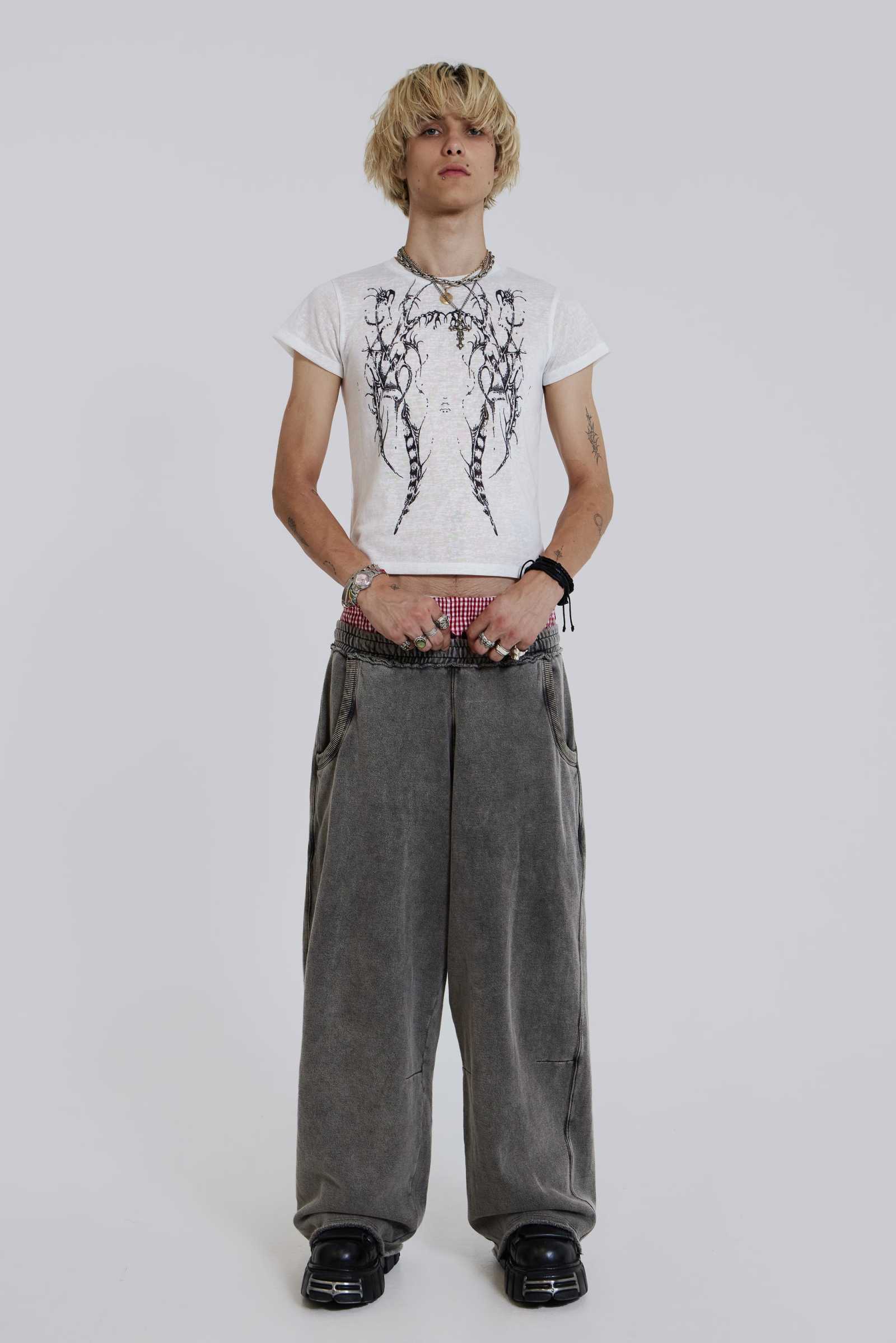 Chrome Wash Baggy Monster Joggers