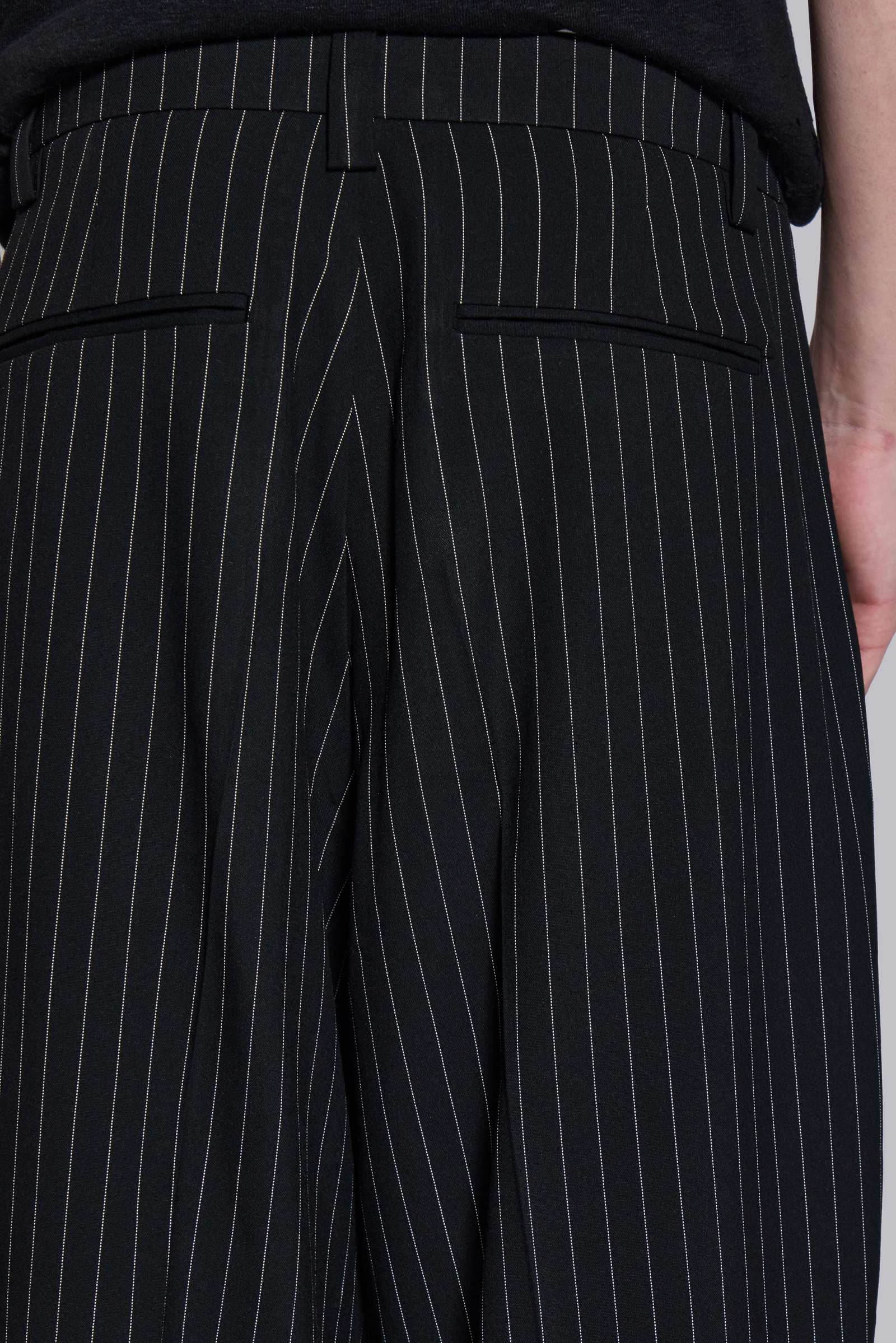 Black Pinstripe Goliath Suit Pants