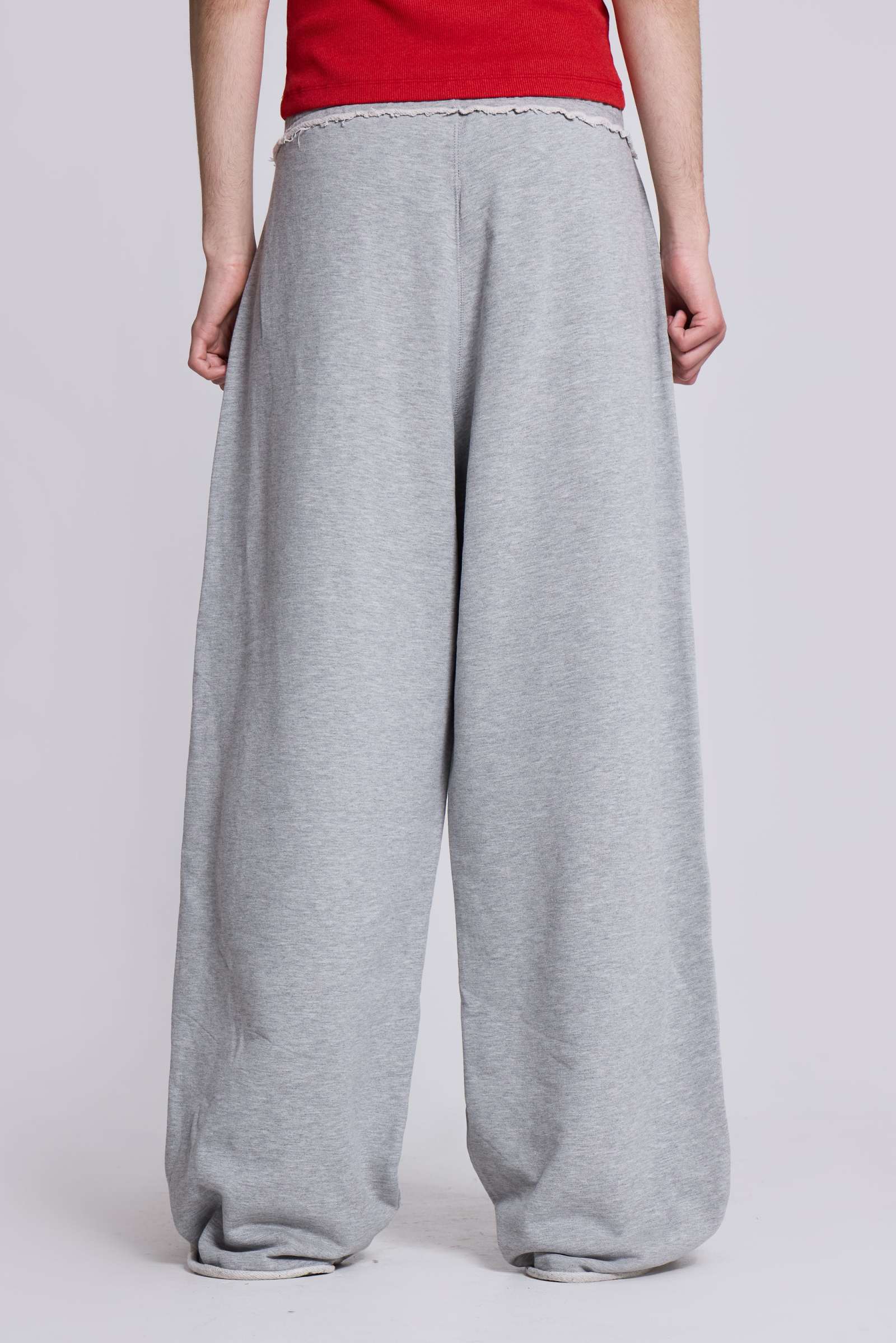 Grey Marl Baggy Monster Joggers