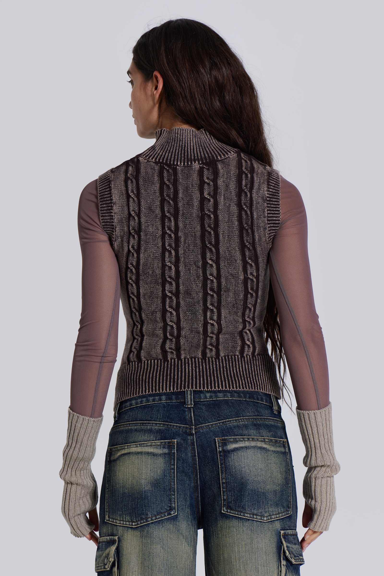 Nixa Sleeveless Knit Top