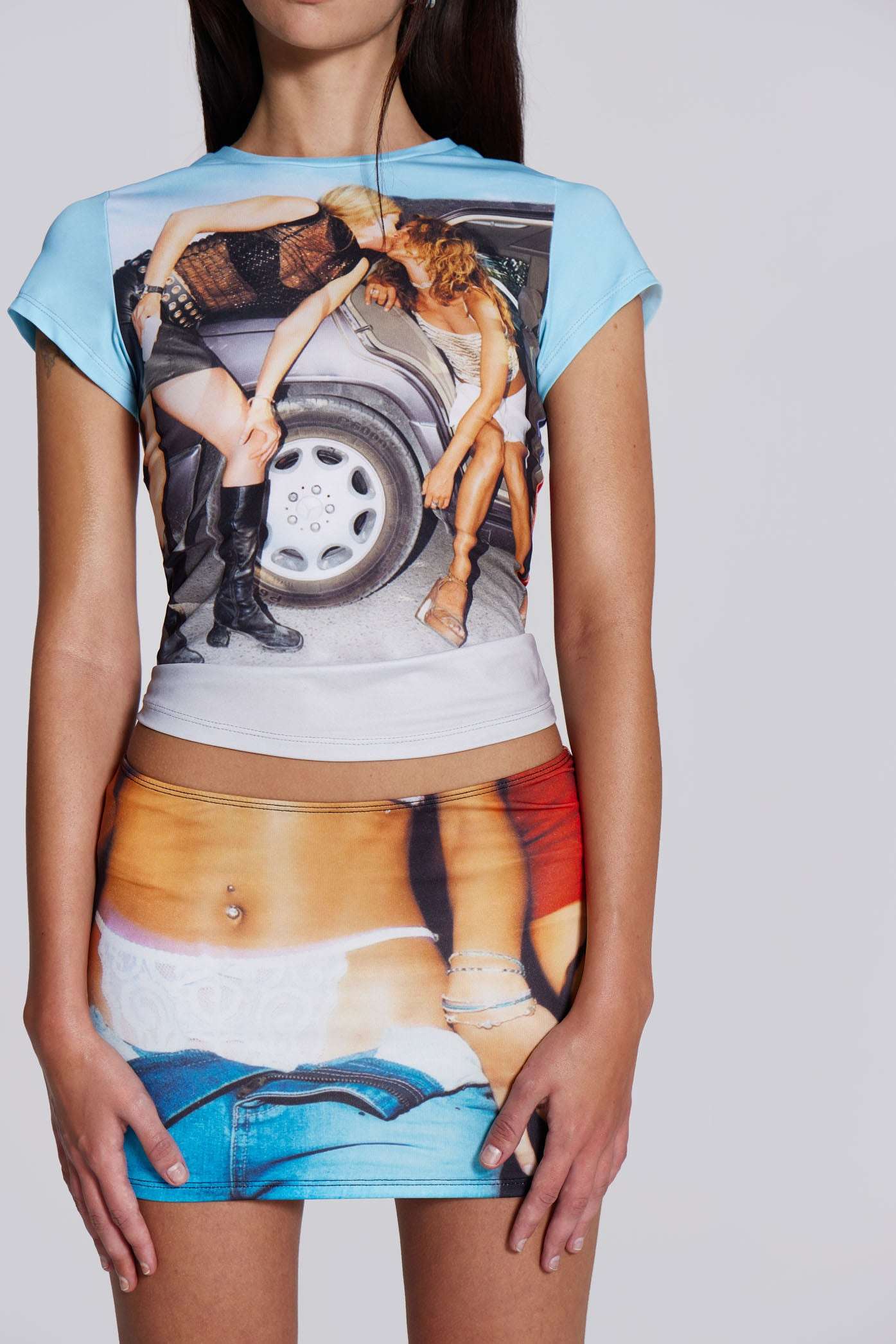 Moto Girls Baby Tee