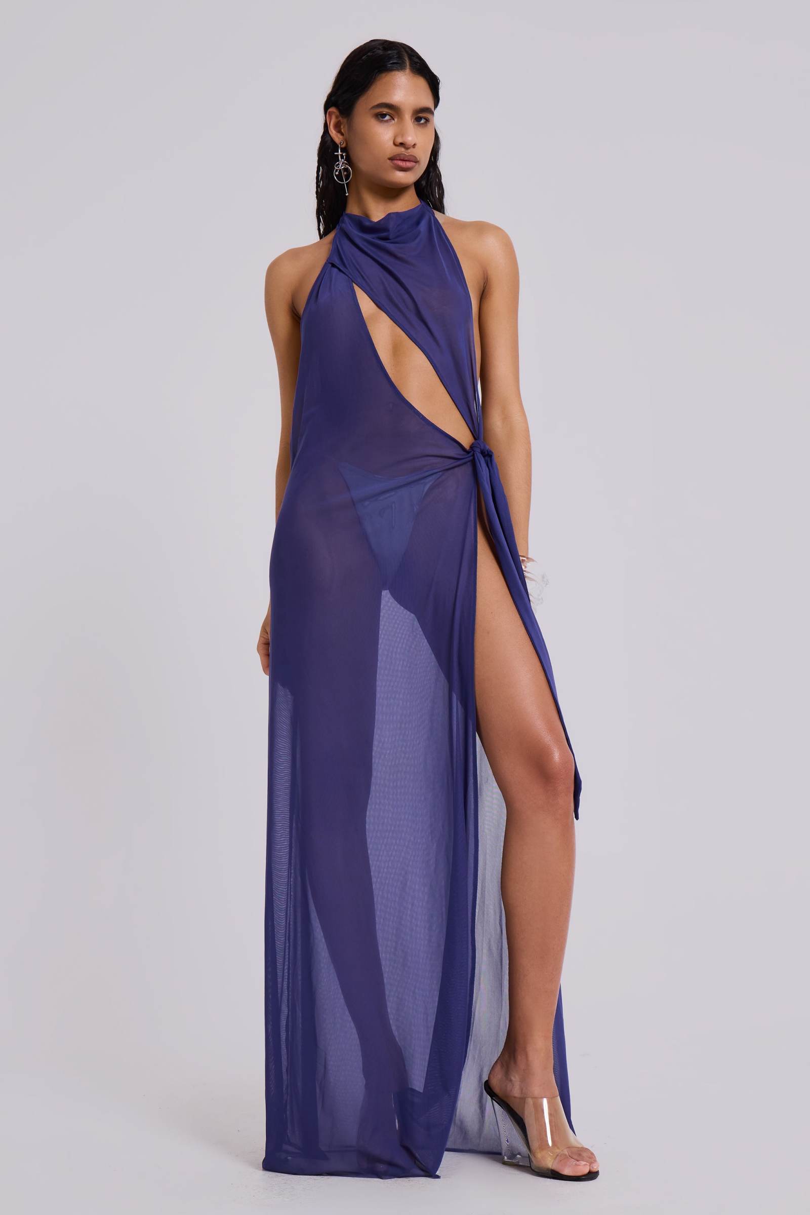 Eclipse Backless Asymmetric Dress