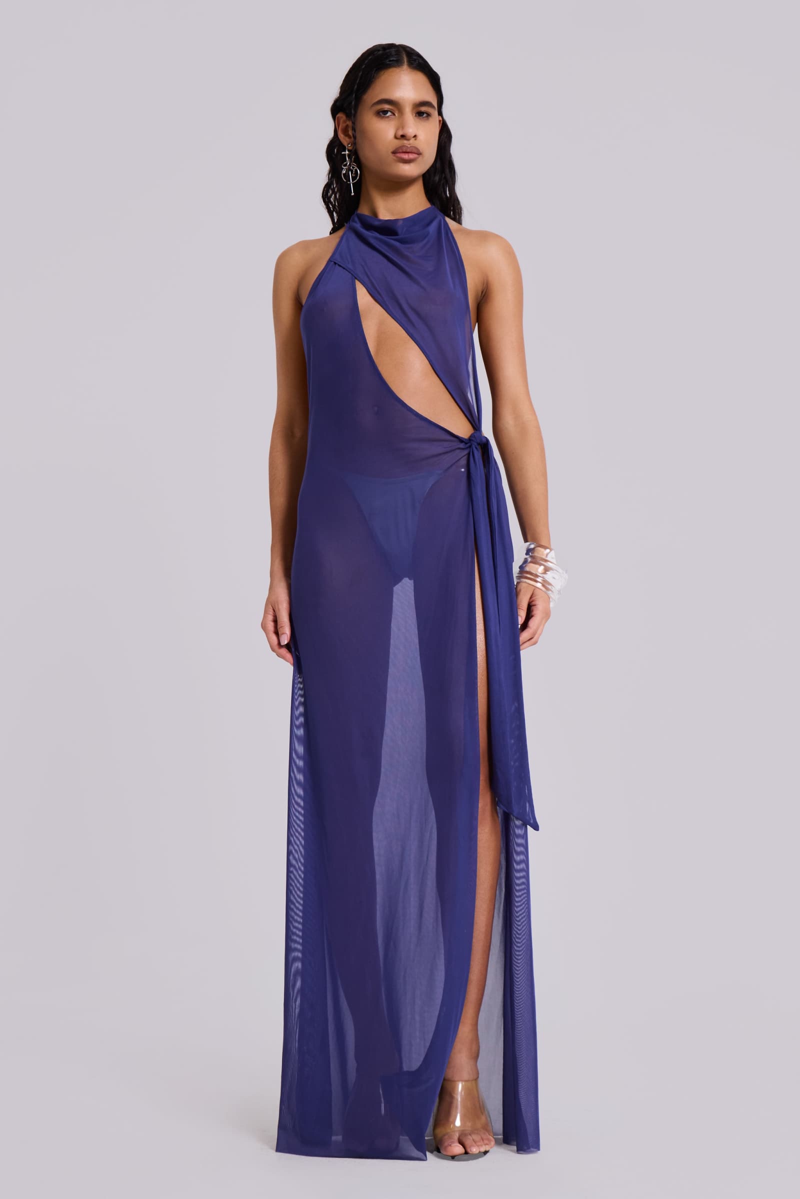 Eclipse Backless Asymmetric Dress