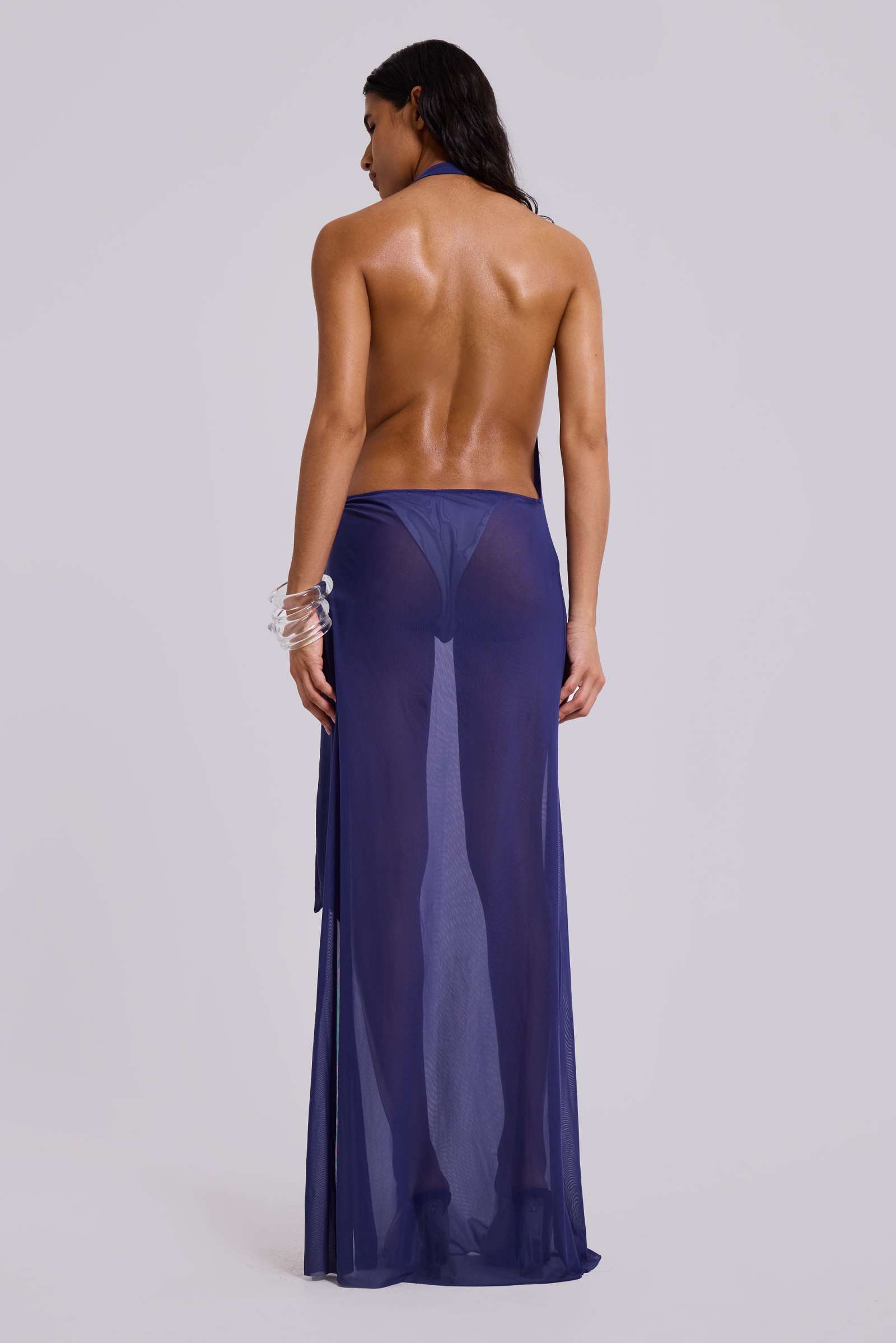 Eclipse Backless Asymmetric Dress