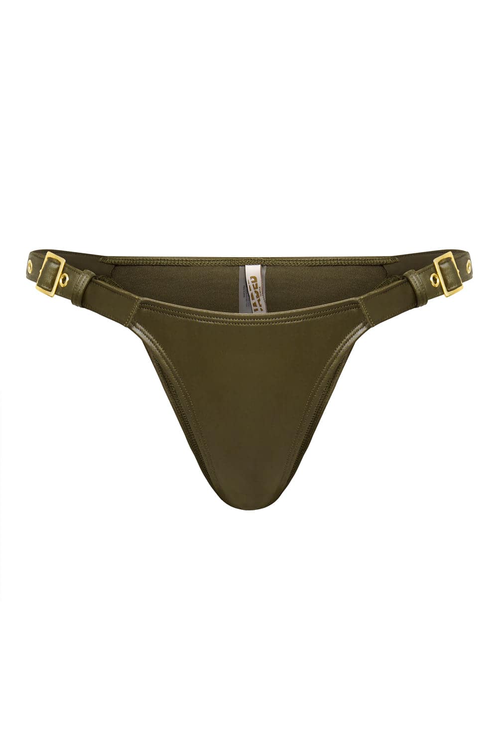 Hydra Micro Bikini Bottoms with Buckle Detail
