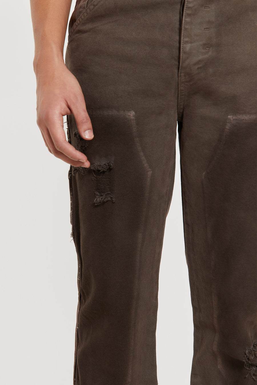 Shop Vintage Brown Rodeo Flared Carpenters | Jaded London